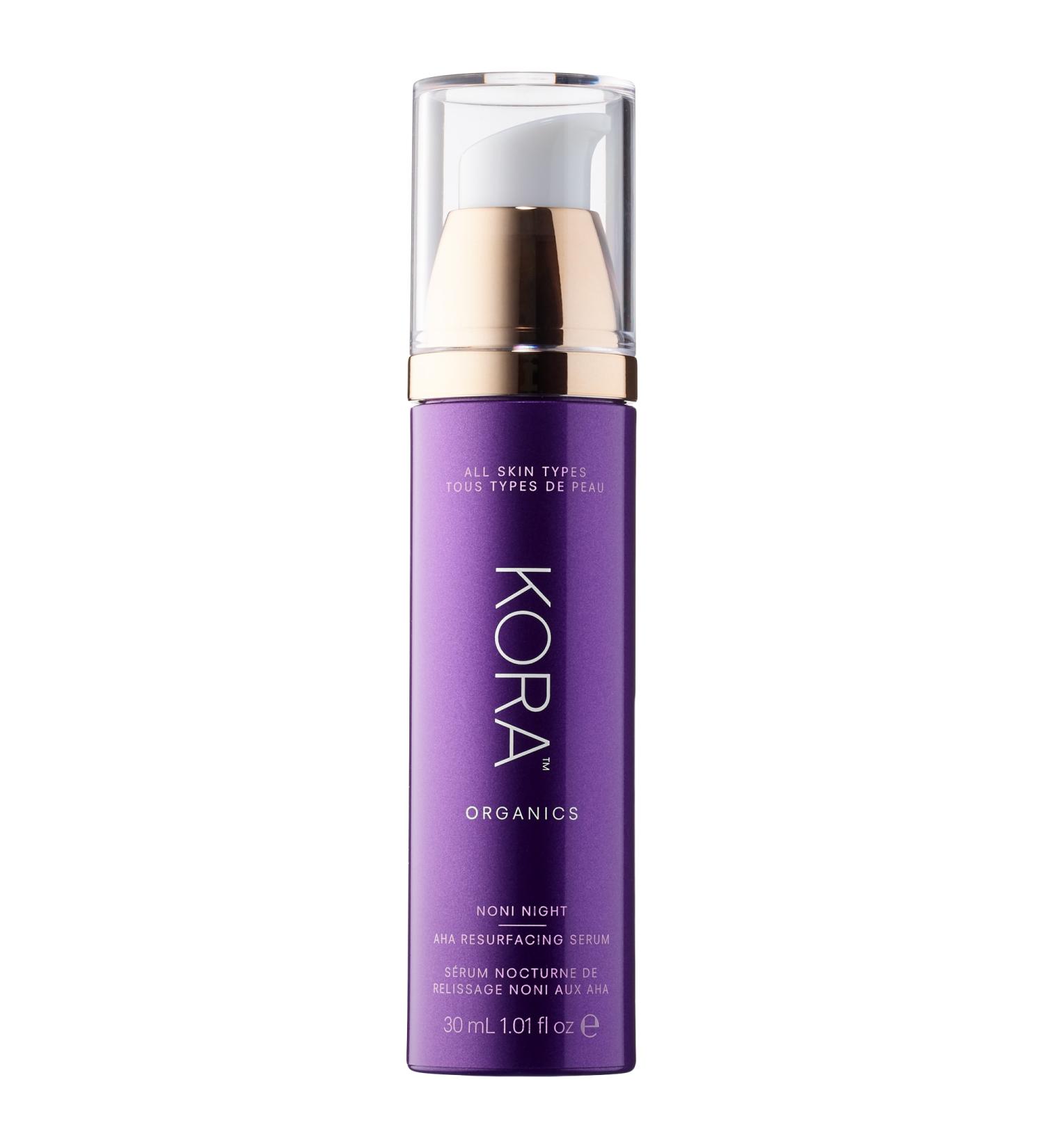 Shop KORA Organics Noni Night AHA Pore & Resurfacing Serum - 1.01 oz/ 30 mL Online - Best Price & International Shipping - Buy Online on GoSupps.com