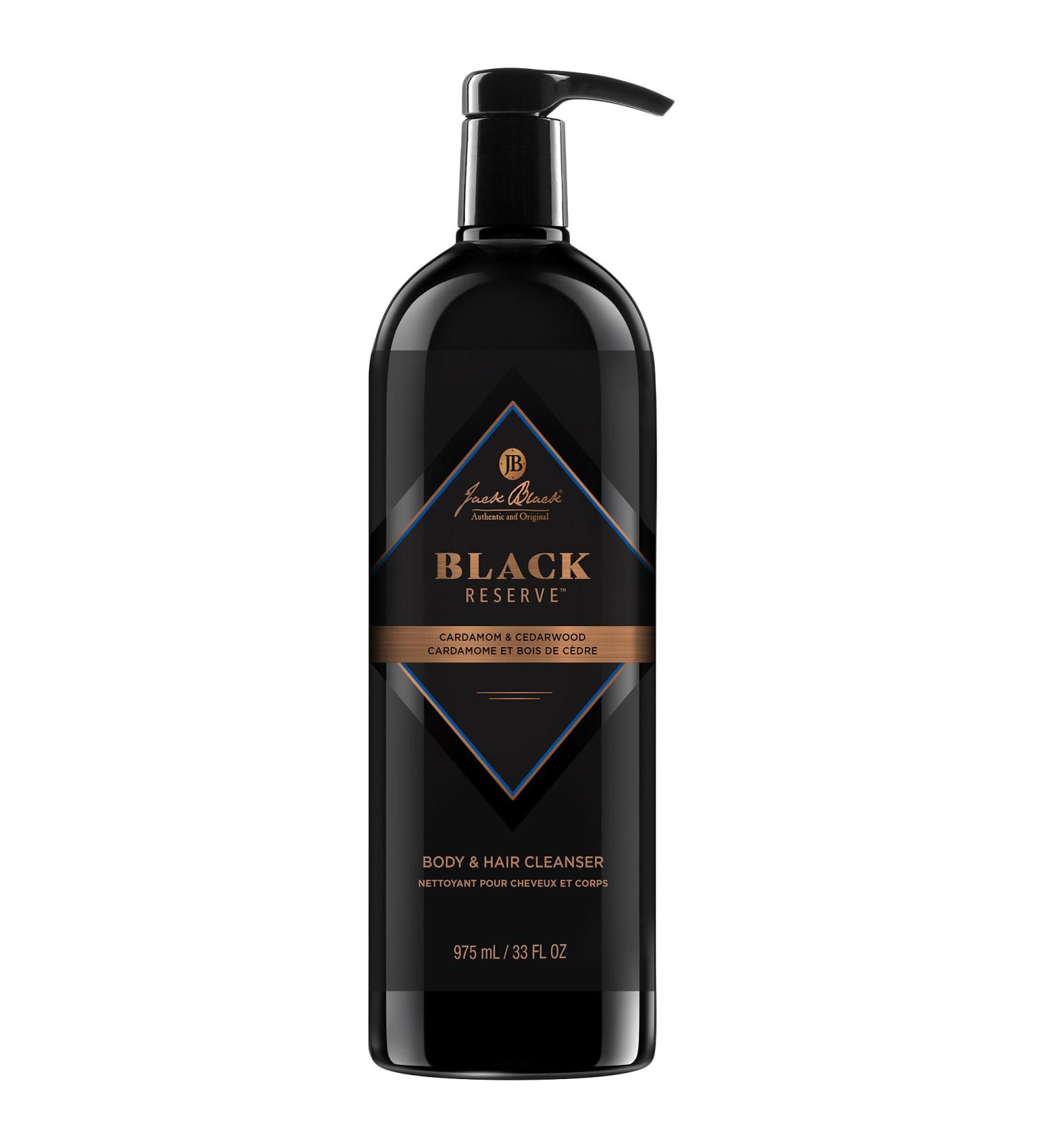 Shop Jack Black Black Reserve Body & Hair Cleanser - 33 oz/ 975 mL Online - Best Price & International Shipping - Buy Online on GoSupps.com