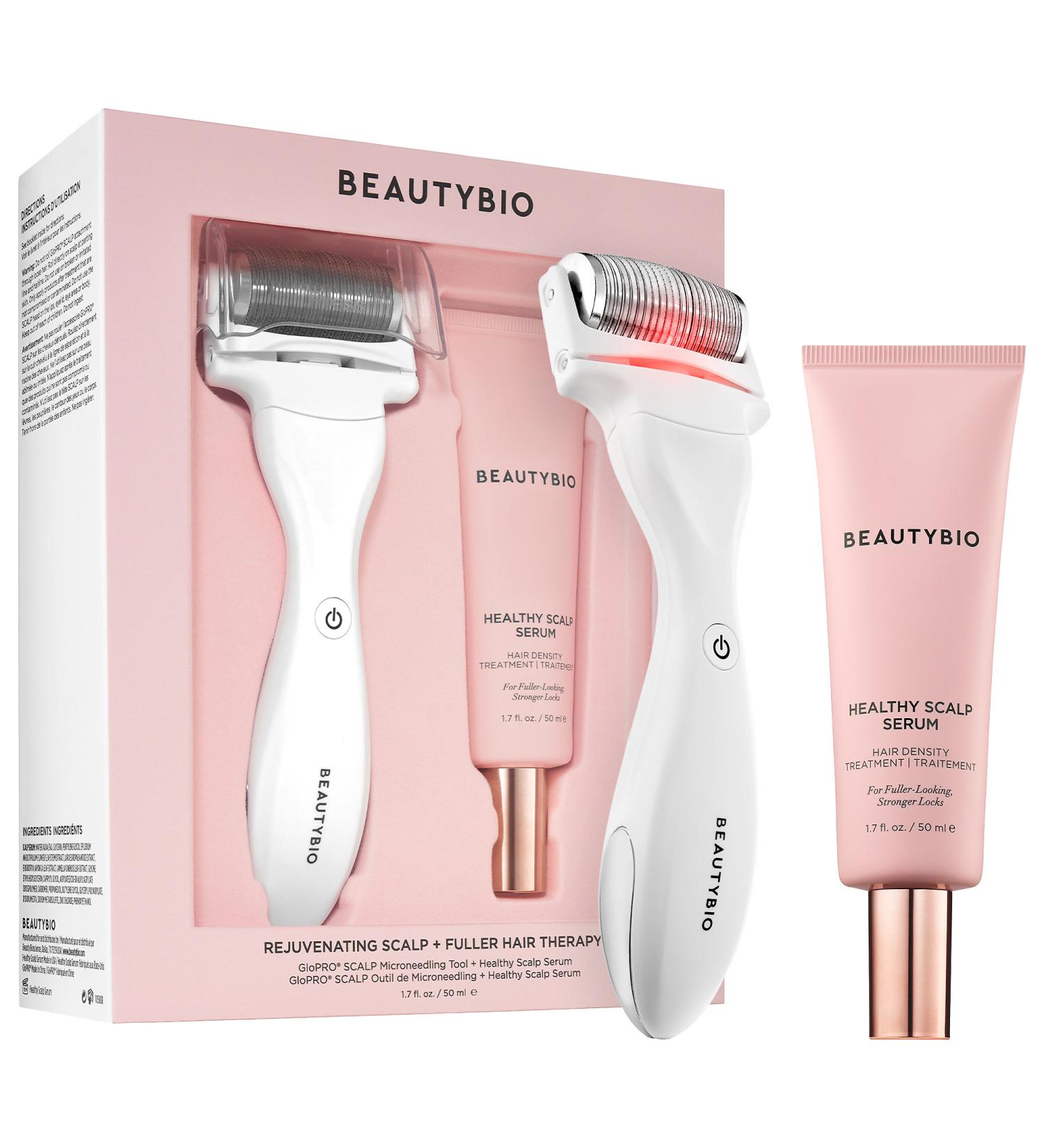 Shop BeautyBio GloPRO Microneedling & Healthy Scalp Hair Density Treatment Set Online - Best Price & International Shipping - Buy Online on GoSupps.com