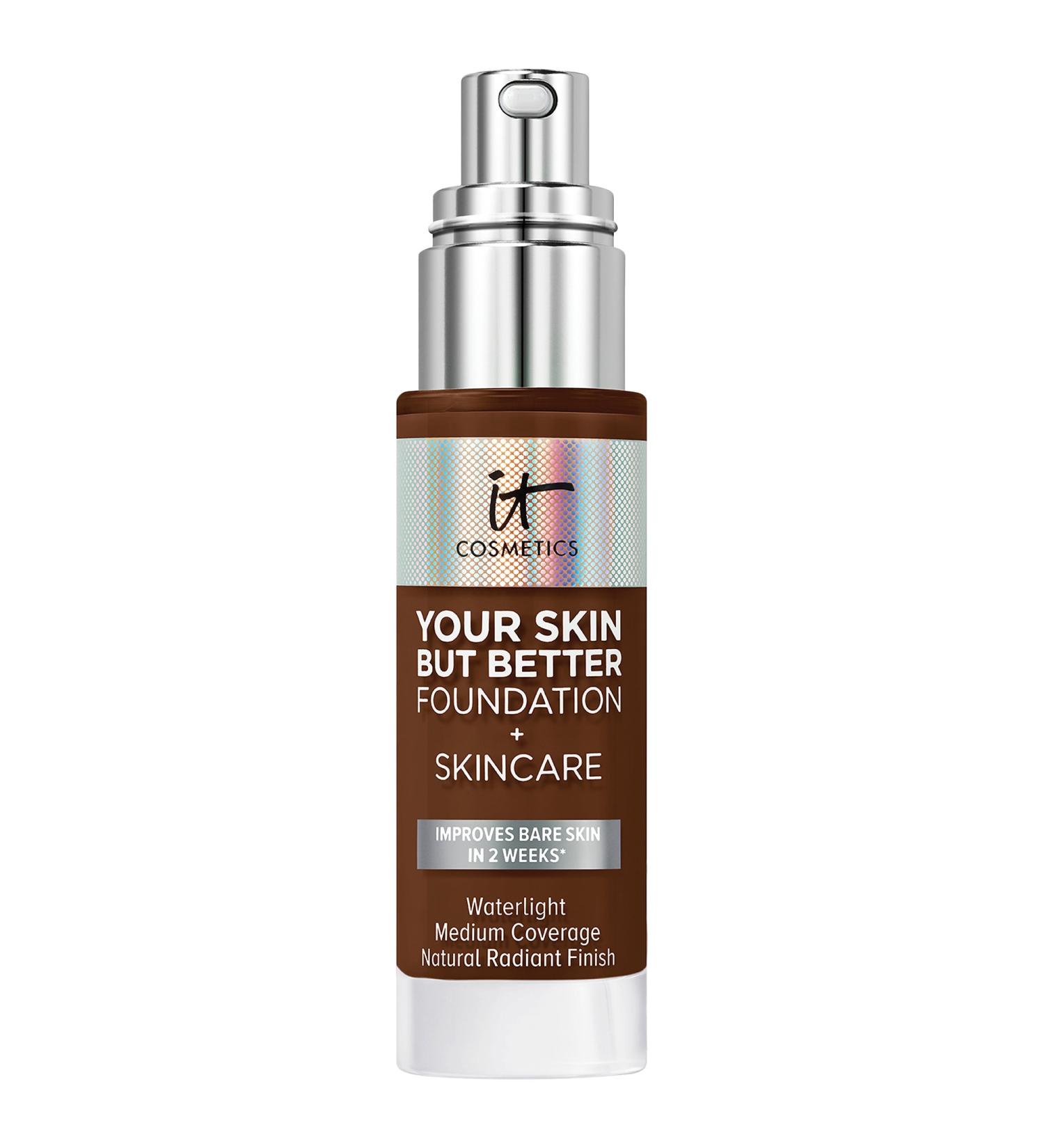 Shop IT Cosmetics Your Skin But Better Foundation + Skincare - 1 oz/ 30 mL Deep Cool 62 - very complexion with rich red undertone Online - Best Price & International Shipping - Buy Online on GoSupps.com