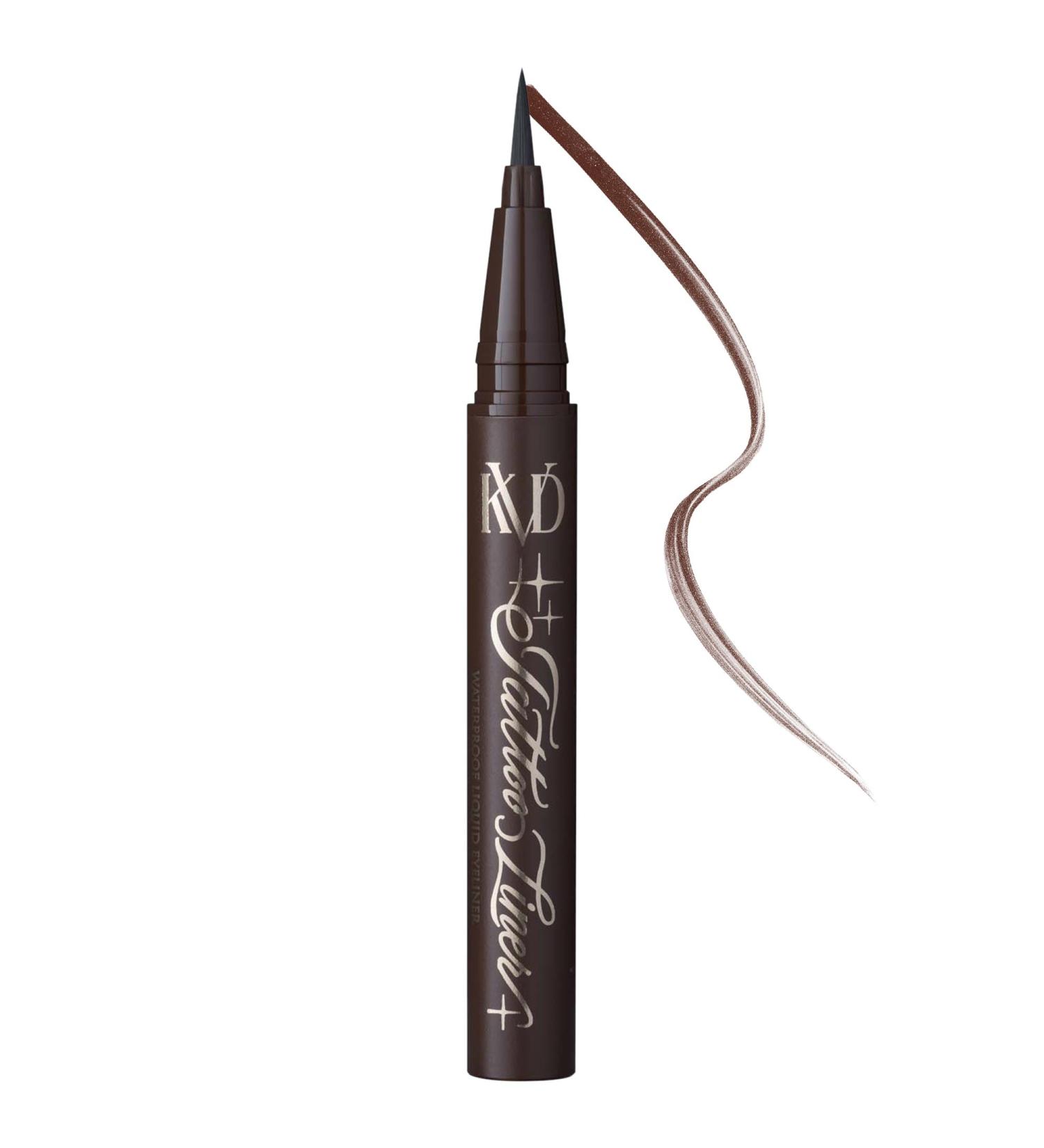 Shop KVD Beauty Mini Tattoo Liner Vegan Waterproof Liquid Eyeliner - 0.007 oz / 0.2 mL Mad Max Brown - rich chocolate Online - Best Price & International Shipping - Buy Online on GoSupps.com