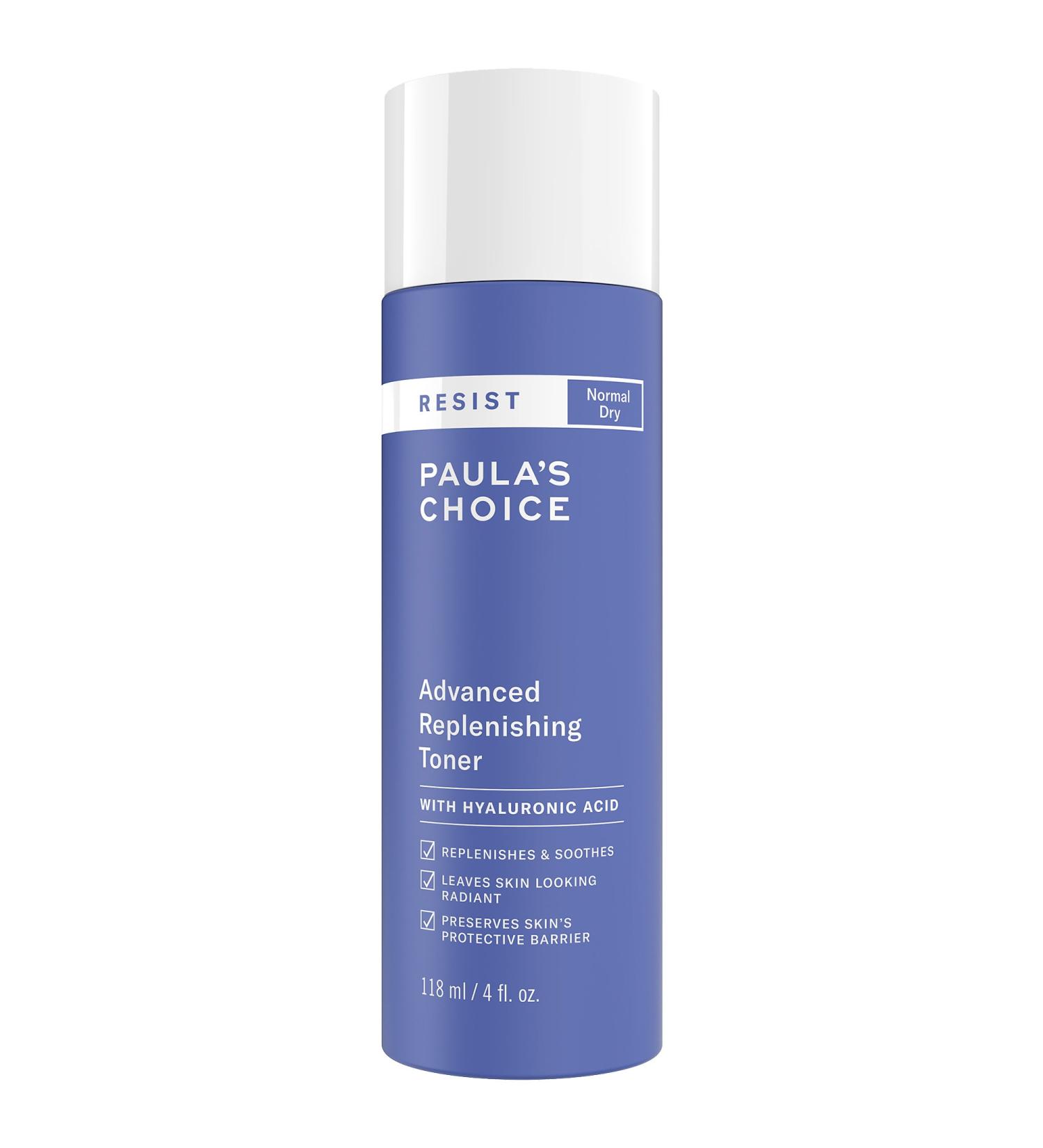 Shop Paula's Choice RESIST Advanced Replenishing Toner with Hyaluronic Acid - 4 oz/ 118 mL Online - Best Price & International Shipping - Buy Online on GoSupps.com