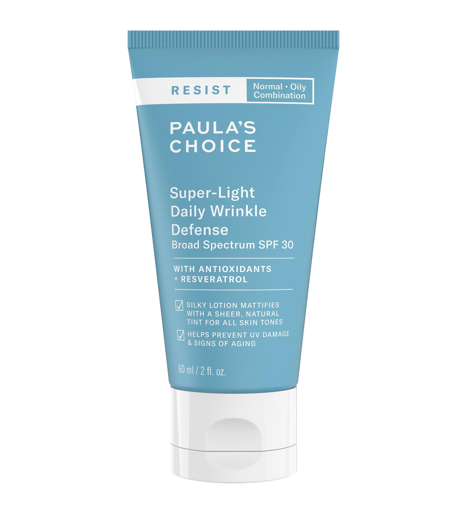Shop Paula's Choice RESIST Super-Light Daily Wrinkle Defense Face Sunscreen SPF 30 - 2 oz/ 60 mL Online - Best Price & International Shipping - Buy Online on GoSupps.com