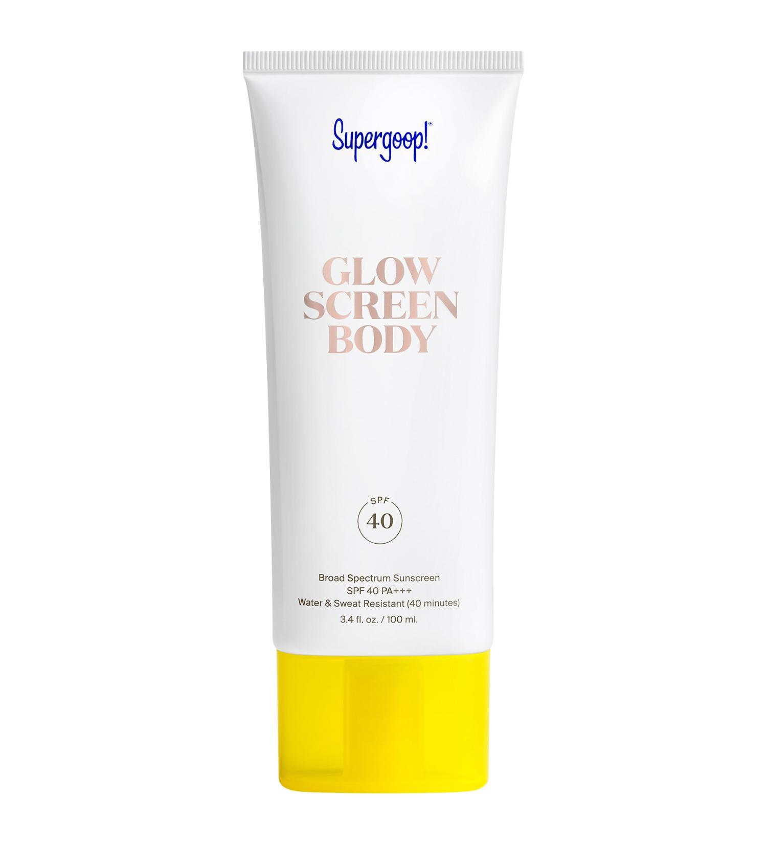 Shop Supergoop! Glowscreen Body Lotion Sunscreen SPF 40 - 3.4 oz/ 100 mL Online - Best Price & International Shipping - Buy Online on GoSupps.com