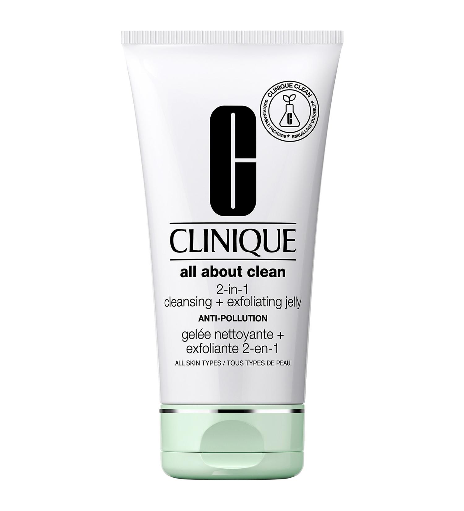 Shop CLINIQUE All About Clean 2-in-1 Cleansing + Exfoliating Jelly - 5 oz/ 150 mL Online - Best Price & International Shipping - Buy Online on GoSupps.com