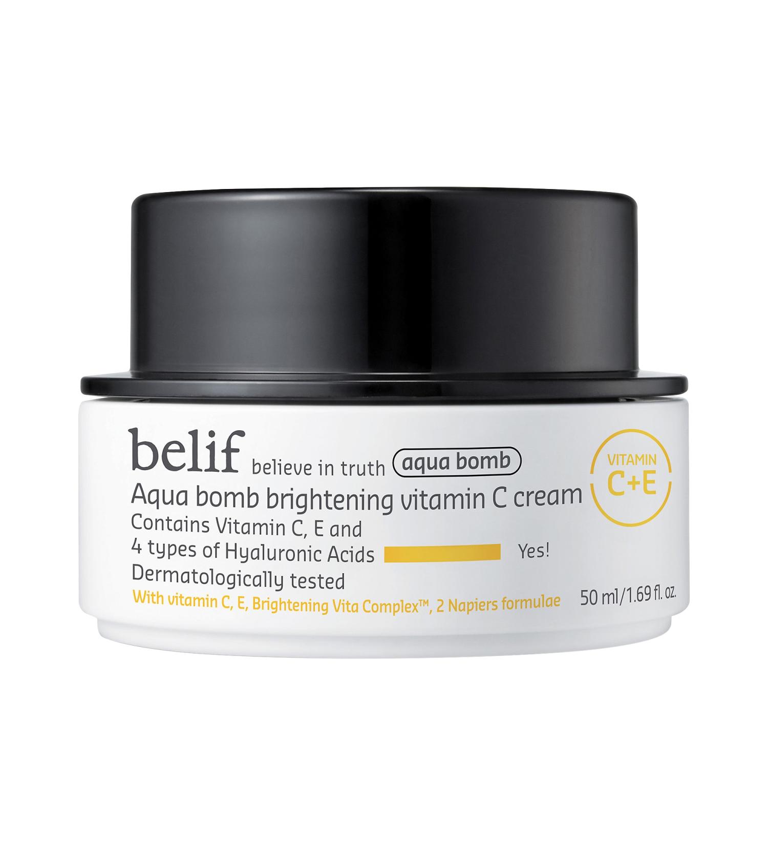 Shop belif Aqua Bomb Brightening Vitamin C Cream with Hyaluronic Acid - 1.69 oz/ 50 mL Online - Best Price & International Shipping - Buy Online on GoSupps.com