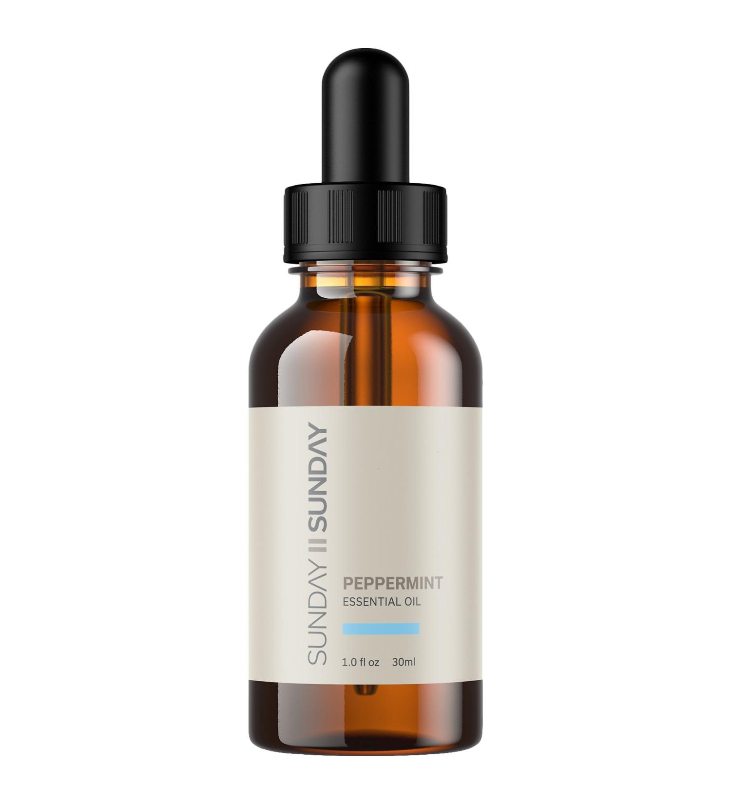 Shop SUNDAY II SUNDAY Peppermint Essential Oil - 1 oz/ 30 mL Online - Best Price & International Shipping - Buy Online on GoSupps.com