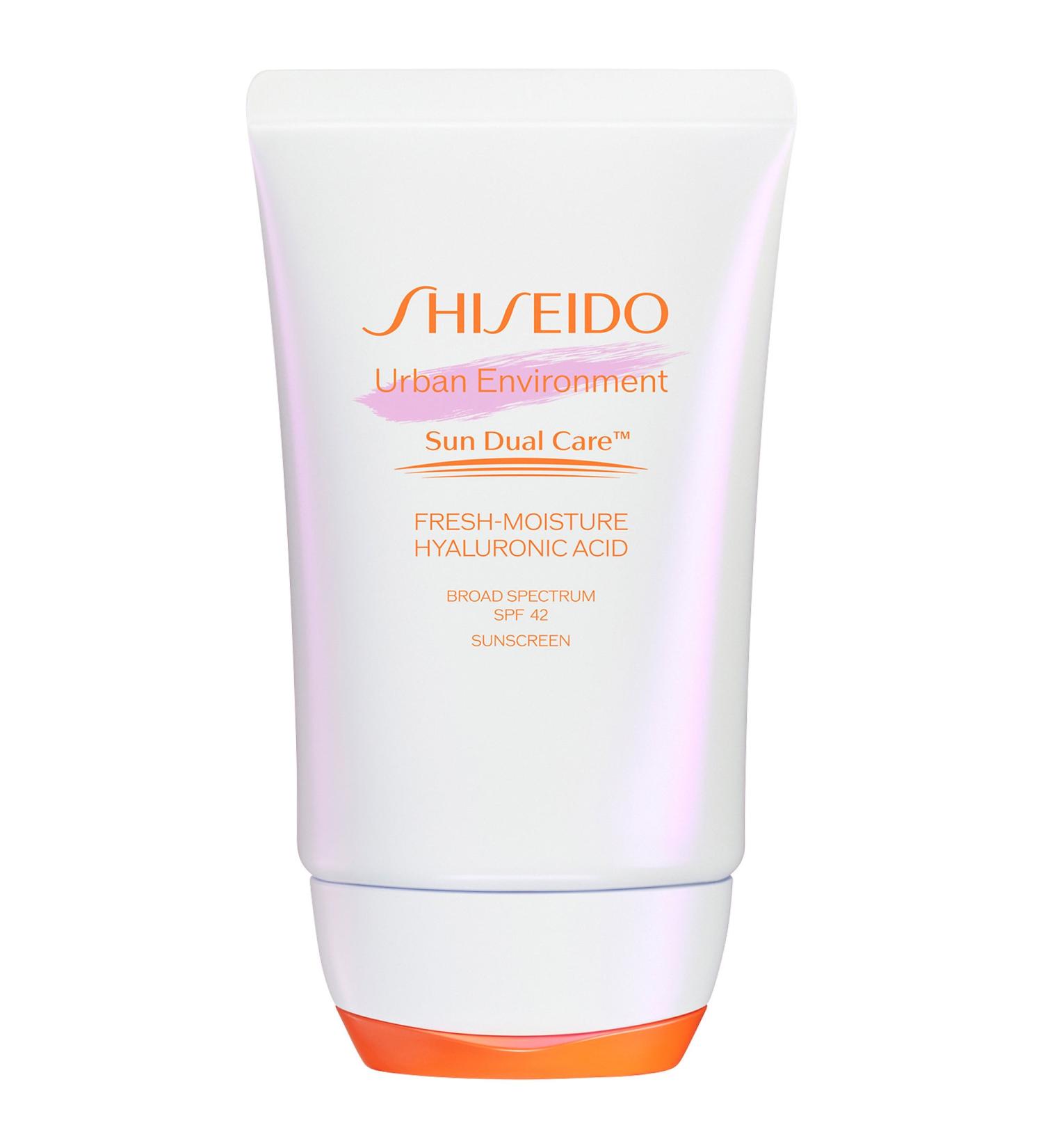 Shop Shiseido Urban Environment Fresh-Moisture Sunscreen Broad-Spectrum SPF 42 with Hyaluronic Acid - 1.8 oz / 50 ml Online - Best Price & International Shipping - Buy Online on GoSupps.com