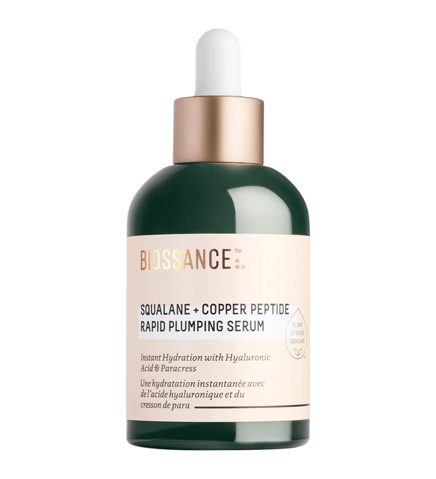 Shop Biossance Squalane + Hyaluronic Acid Copper Peptide Rapid Plumping Serum - 1.69 oz / 50 mL Online - Best Price & International Shipping - Buy Online on GoSupps.com