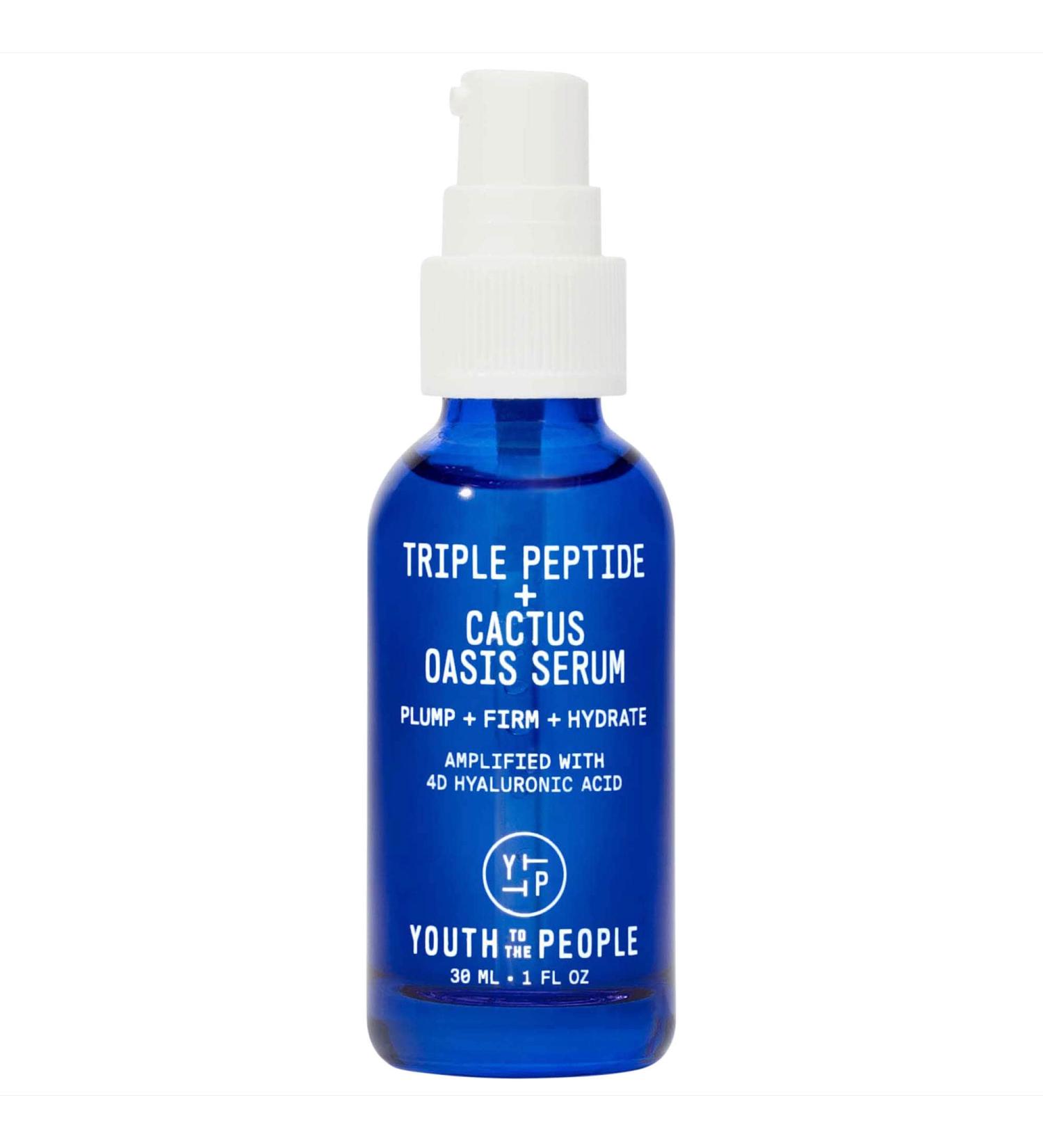 Shop Youth To The People Triple Peptide Hydrating + Firming Oasis Serum with Hyaluronic Acid - 1 oz/ 30 mL Online - Best Price & International Shipping - Buy Online on GoSupps.com