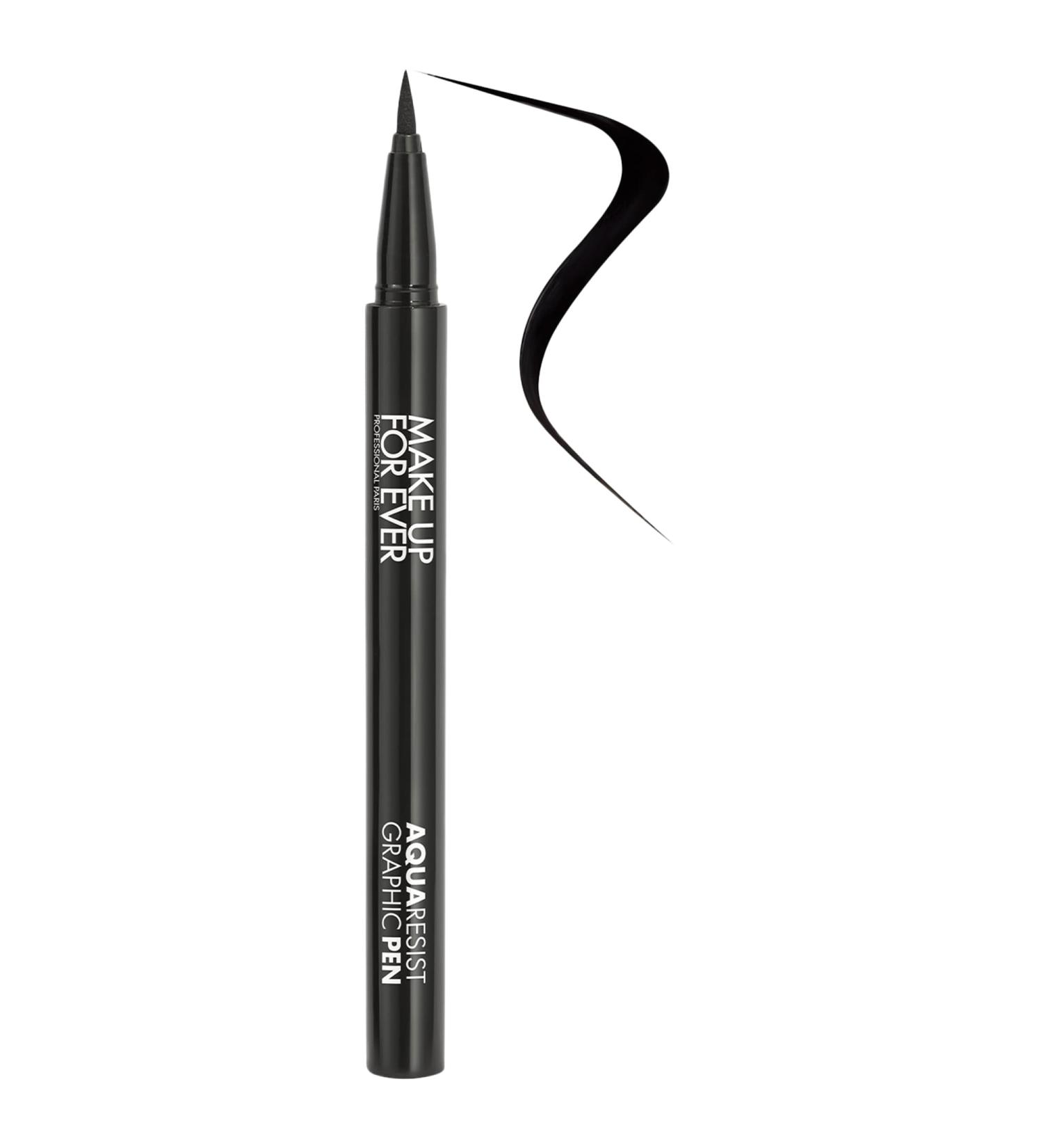 Shop MAKE UP FOR EVER Aqua Resist Graphic Pen 24HR Waterproof Intense Eyeliner - 0.01 oz / 0.52 ml 1 Intense black - black Online - Best Price & International Shipping - Buy Online on GoSupps.com