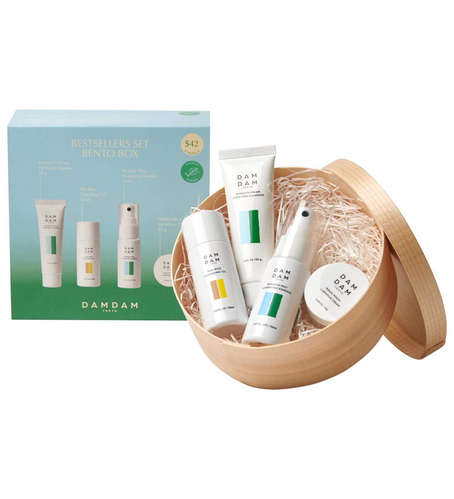 Shop DAMDAM Cleansing & Hydrating Bestseller Set Bento Box Online - Best Price & International Shipping - Buy Online on GoSupps.com