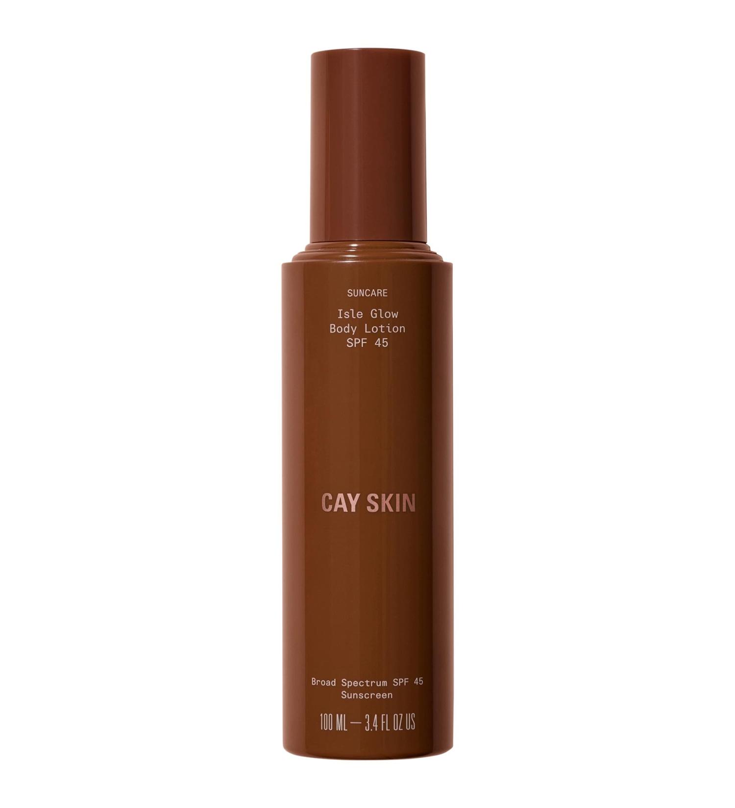 Shop CAY SKIN Isle Glow Body Lotion Sunscreen SPF 45 with Sea Moss and Cocoa Seed Butter - 3.4 oz / 100 mL Online - Best Price & International Shipping - Buy Online on GoSupps.com