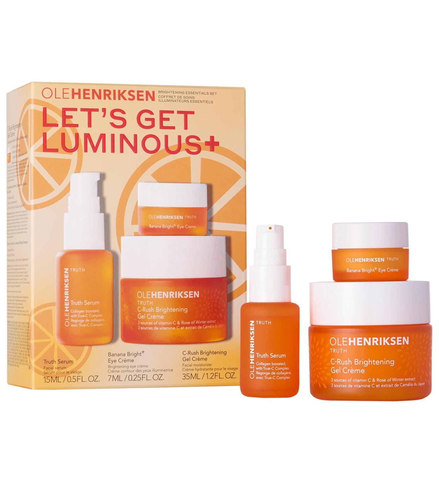 Shop OLEHENRIKSEN Let's Get Luminous Brightening Essentials Set Online - Best Price & International Shipping - Buy Online on GoSupps.com