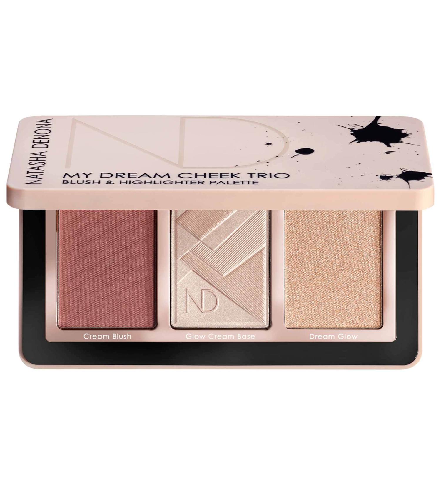 Shop Natasha Denona My Dream Cheek Trio - Cream Blush Glow Cream Base and Glow Powder Highlighter Online - Best Price & International Shipping - Buy Online on GoSupps.com