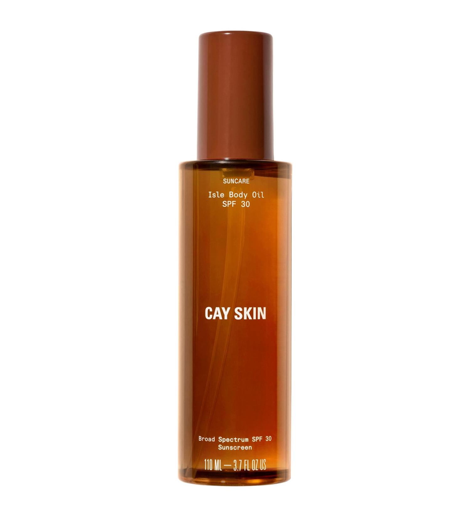 Shop CAY SKIN Isle Body Oil Sunscreen SPF 30 with Sea Moss and Squalane - 3.7 oz / 110 mL Online - Best Price & International Shipping - Buy Online on GoSupps.com