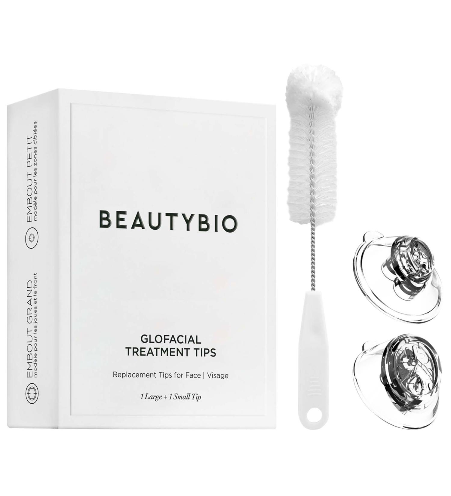 Shop BeautyBio GLOfacial Antimicrobial Treatment Tips + Cleaning Brush Accessories Online - Best Price & International Shipping - Buy Online on GoSupps.com