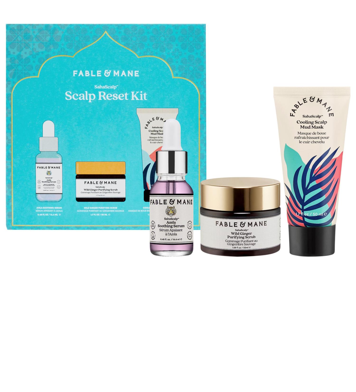 Shop Fable & Mane SahaScalp Scalp Reset Kit Online - Best Price & International Shipping - Buy Online on GoSupps.com