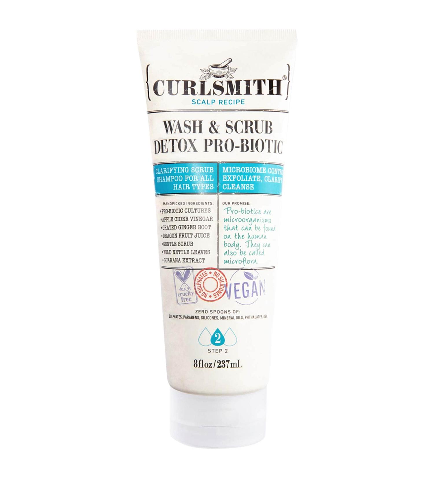 Shop Curlsmith Wash & Scrub Clarifying Detox Shampoo - 8 oz / 237 mL Online - Best Price & International Shipping - Buy Online on GoSupps.com