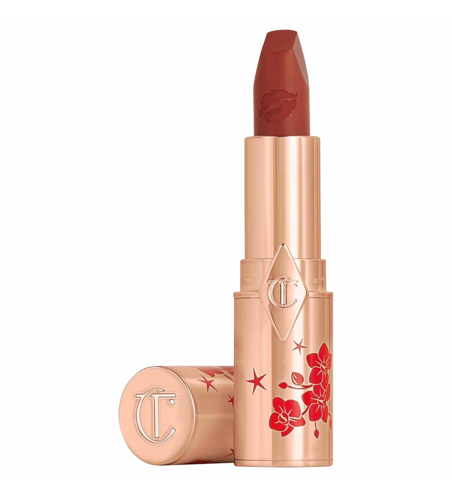 Shop Charlotte Tilbury Lunar New Year Matte Revolution Lipstick - 12 oz / 3.5 g Blossom Red - burnt orange red Online - Best Price & International Shipping - Buy Online on GoSupps.com