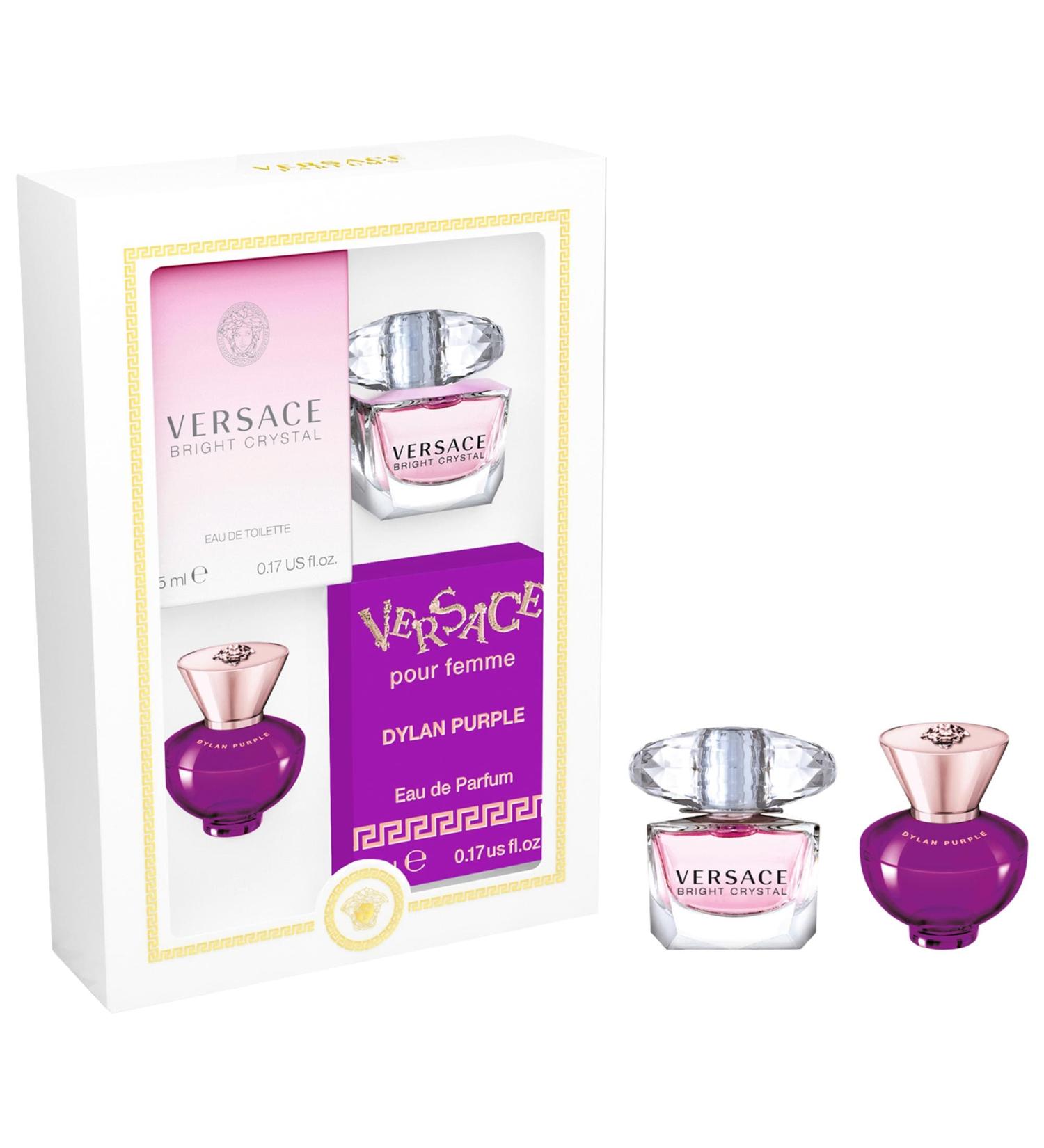 Versace Mini Dylan Purple & Bright Crystal Perfume Set - Standard size