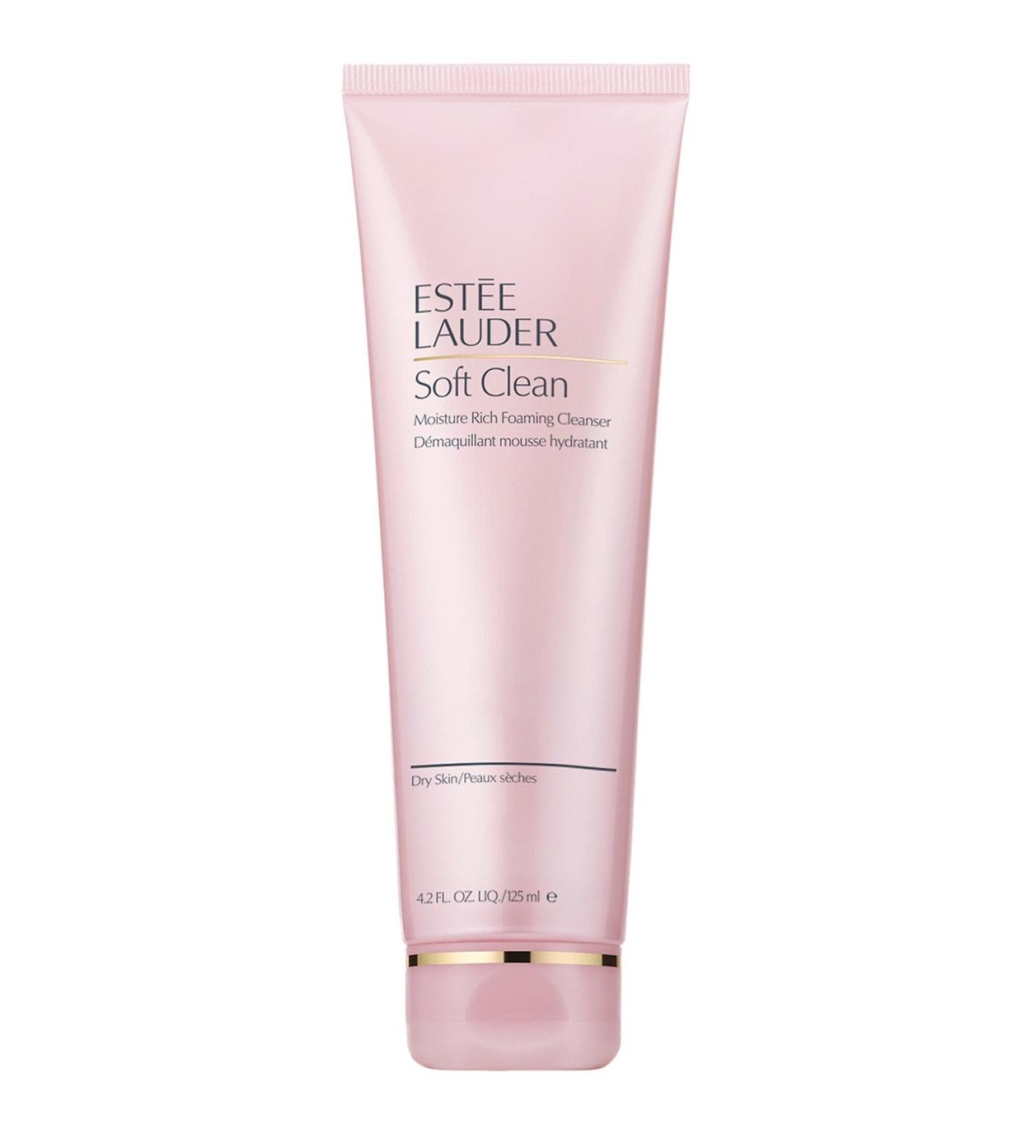 Est e Lauder Soft Clean Moisture Rich Foaming Cleanser - 4.5 oz / 125 mL