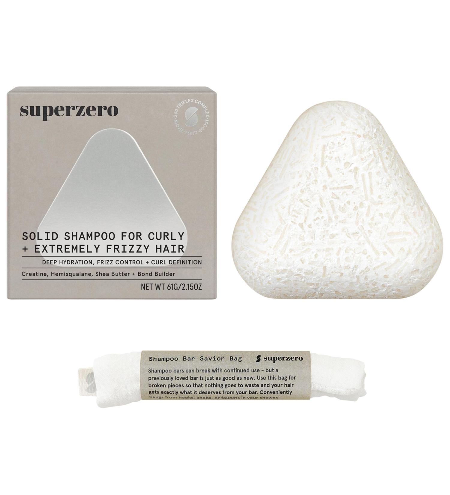 Shop superzero Deep Moisture and Anti Frizz Shampoo Bar for Curly Coily & Extremely Frizzy Hair - 2.35 oz / 67 mL Online - Best Price & International Shipping - Buy Online on GoSupps.com