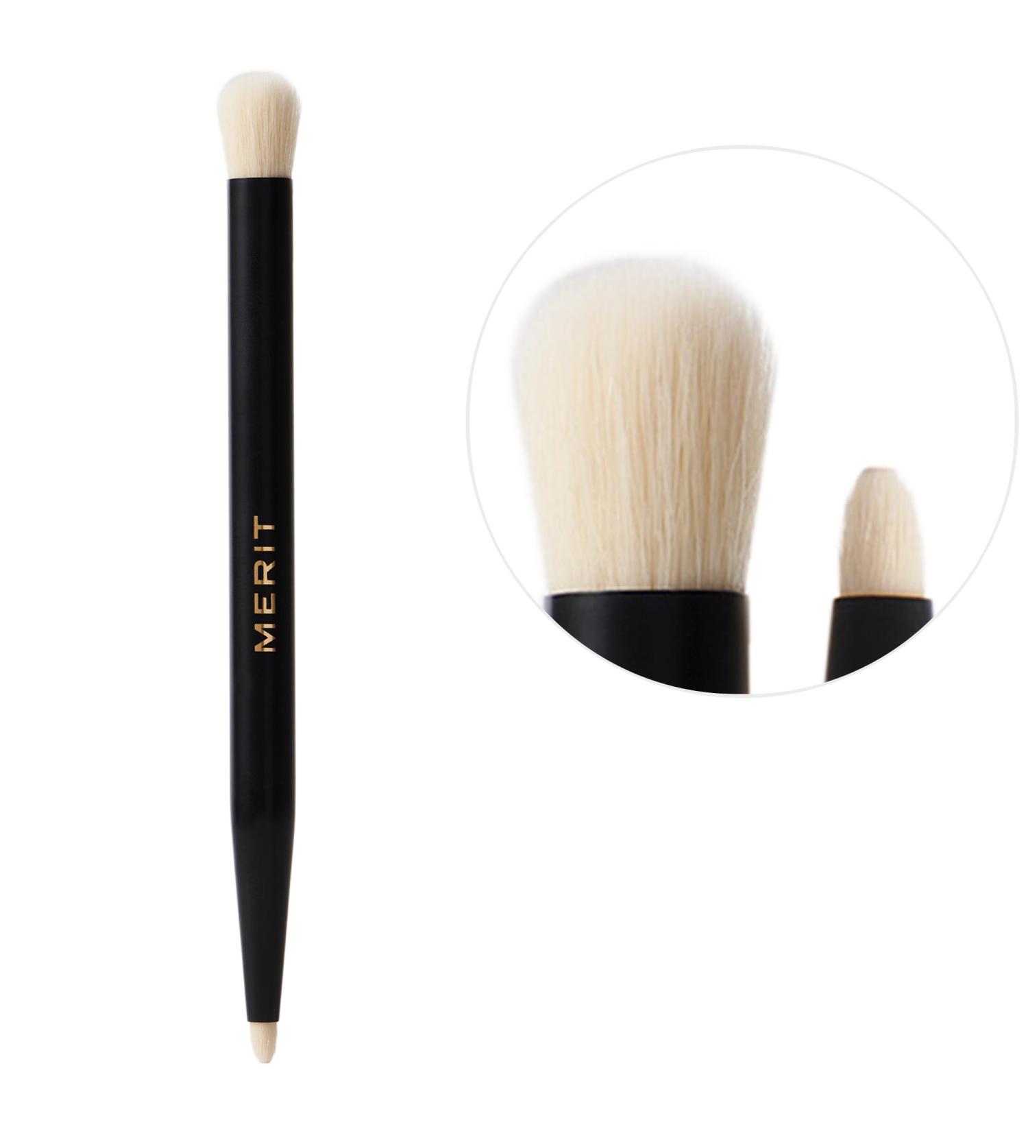 Shop MERIT Brush No. 2 Double Sided Eyeshadow Brush Online - Best Price & International Shipping - Buy Online on GoSupps.com