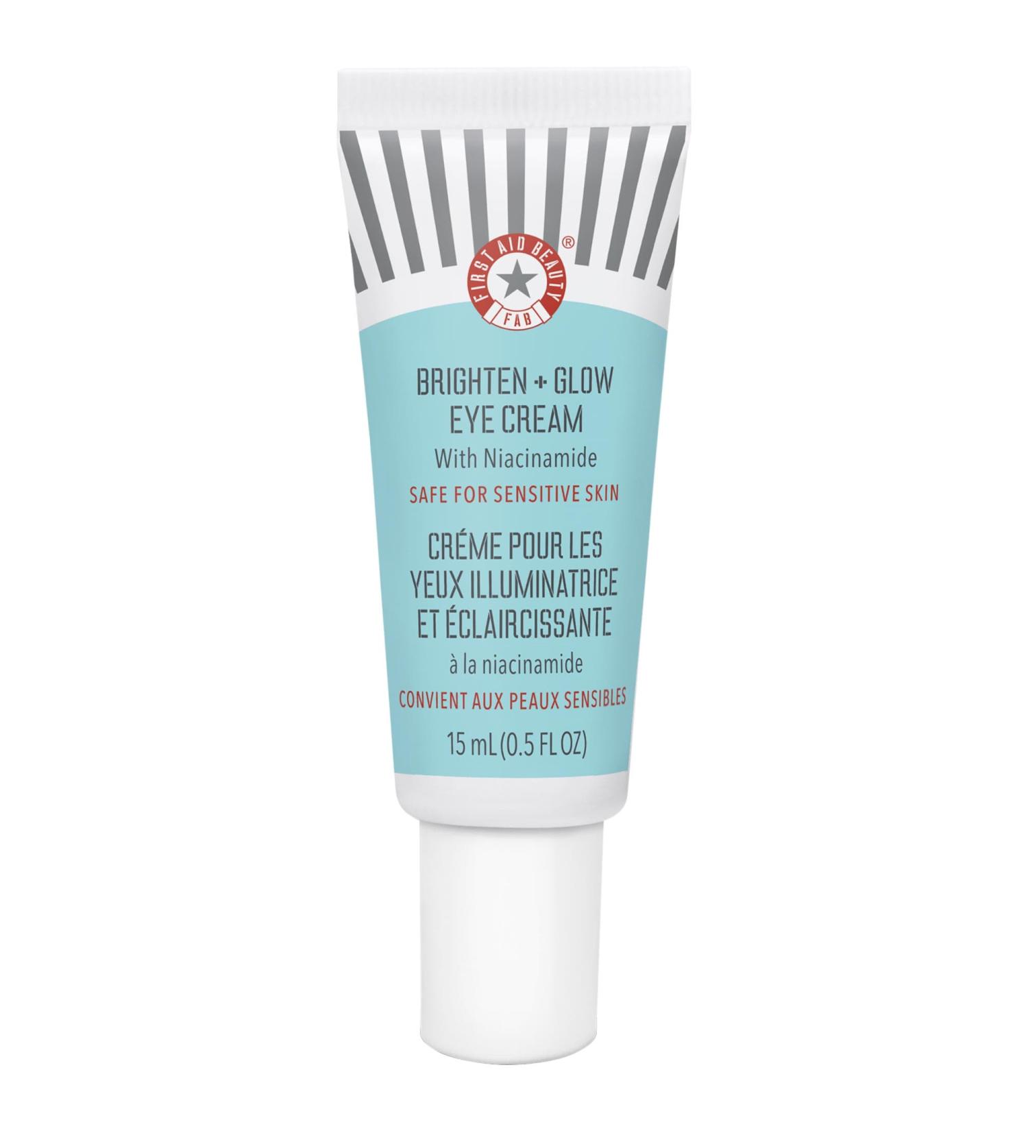 Shop First Aid Beauty Brighten + Glow Eye Cream with Niacinamide - 0.5 oz / 15 ml Online - Best Price & International Shipping - Buy Online on GoSupps.com