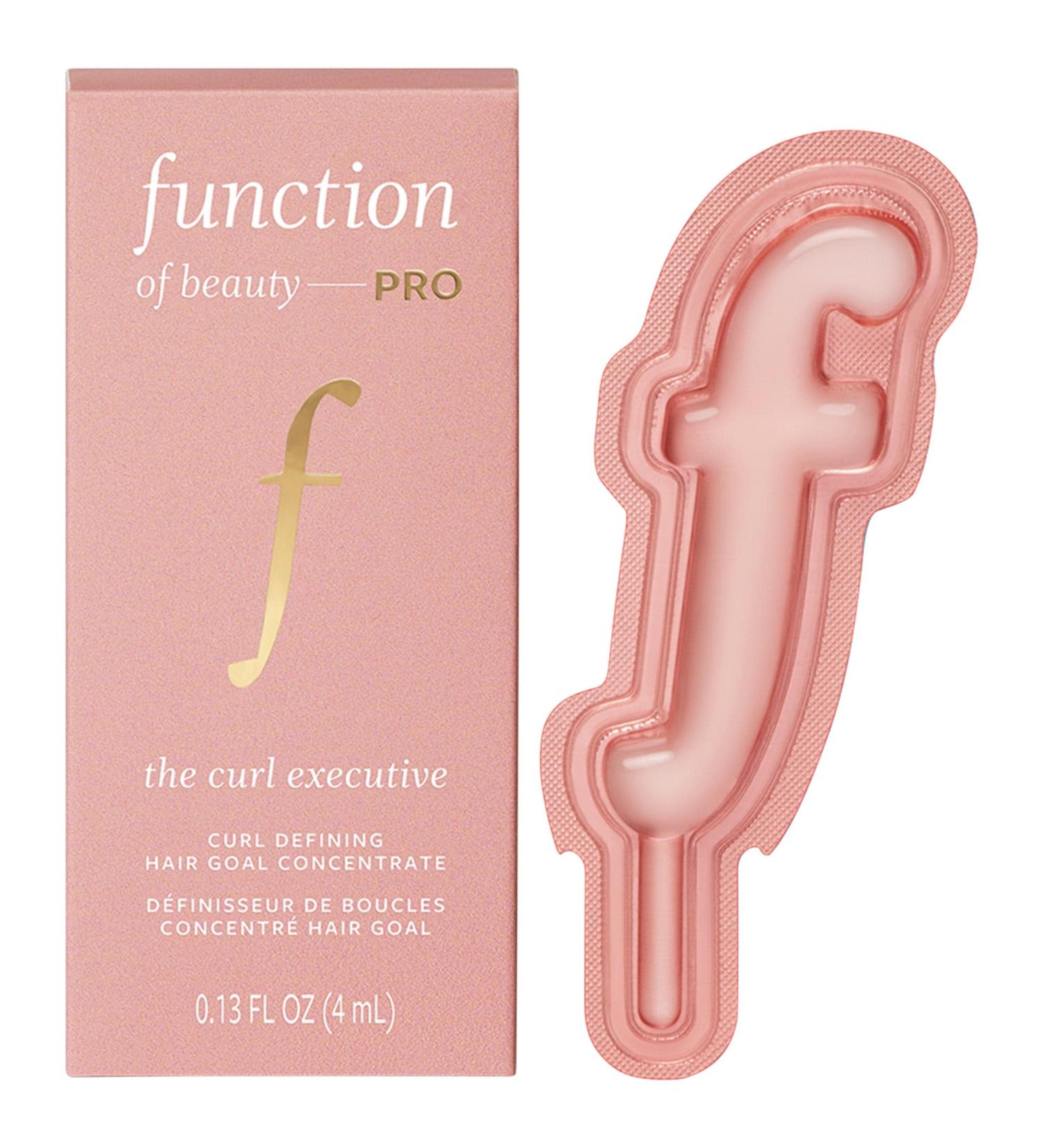 Shop Function of Beauty PRO Curl and Coils Defining Hair Goal Concentrate Mix-In - 0.13 oz / 4 mL - Curl and Coils Defining Concentrate Online - Best Price & International Shipping - Buy Online on GoSupps.com