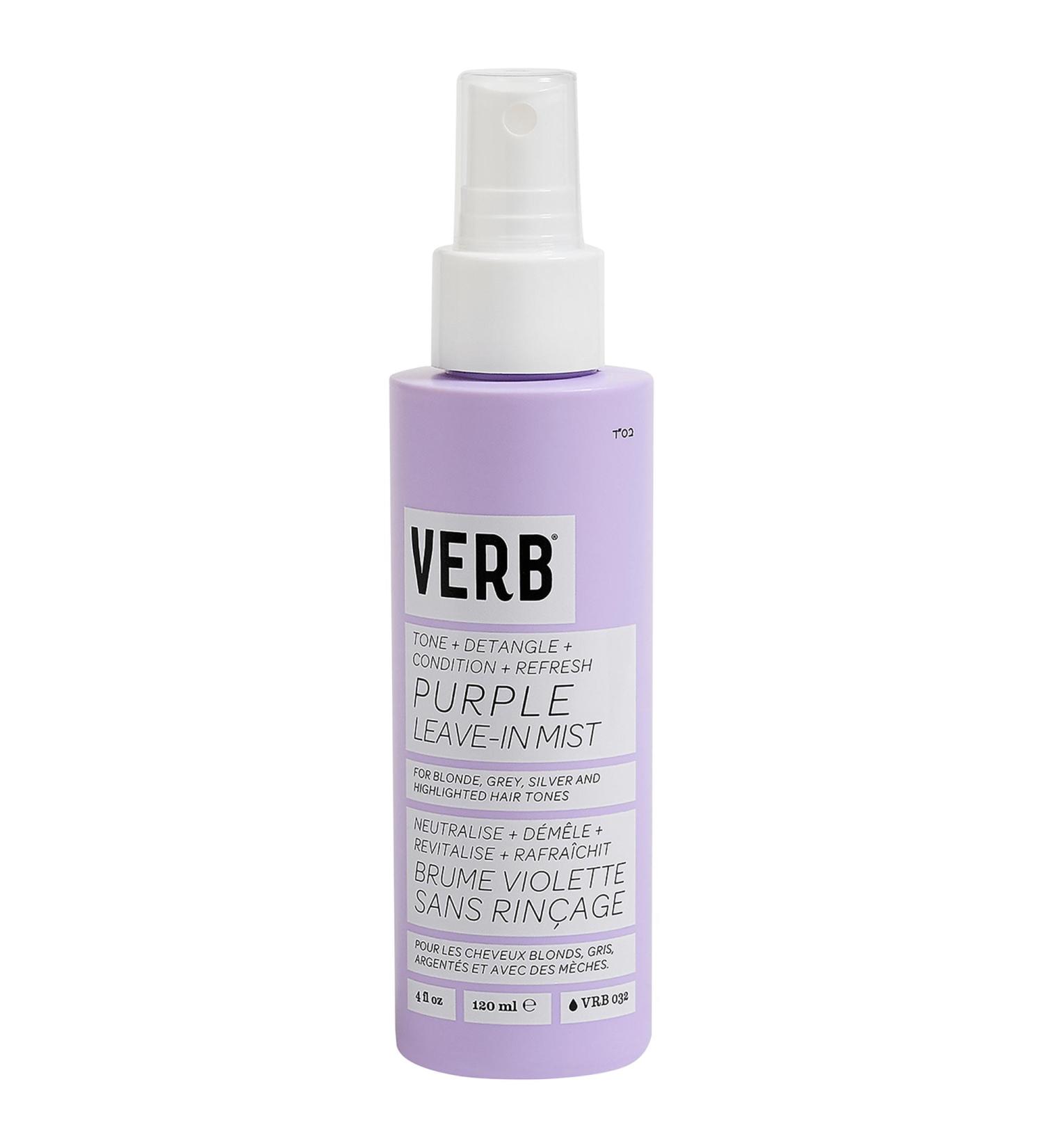 Shop Verb Brighten and Detangle Purple Leave-In for Blonde Hair - 4 oz / 120 ml Online - Best Price & International Shipping - Buy Online on GoSupps.com
