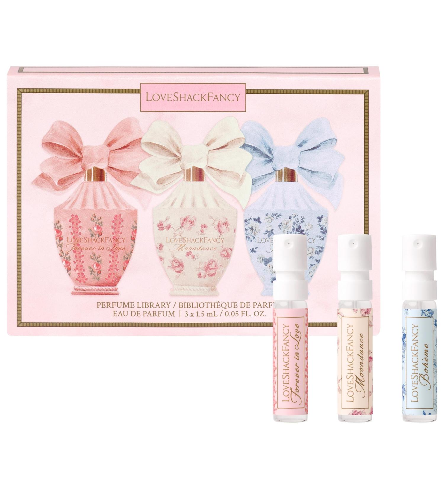Shop LoveShackFancy Perfume Library Eau de Parfum Discovery Set Online - Best Price & International Shipping - Buy Online on GoSupps.com