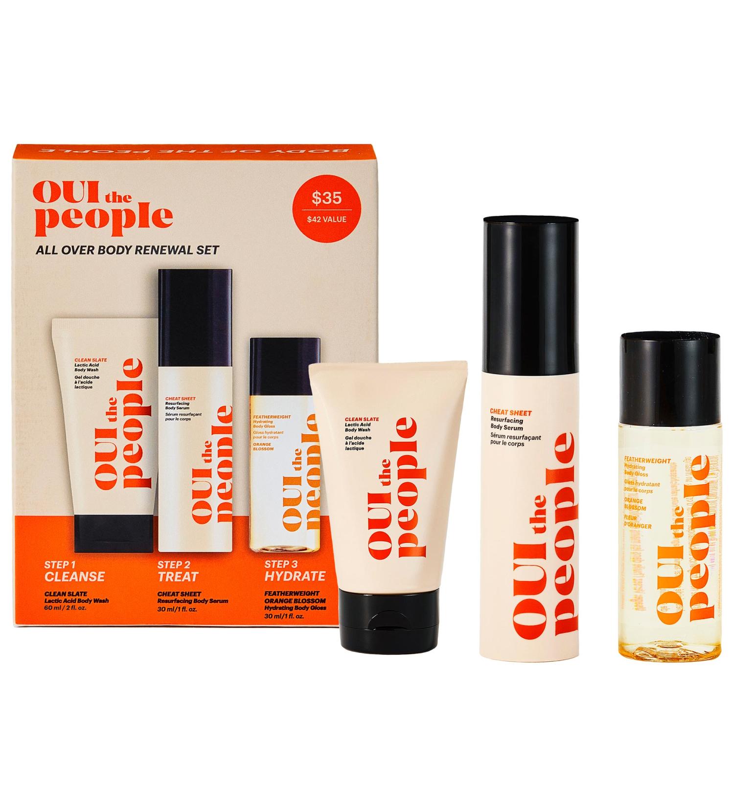 Shop OUI the People All Over Exfoliate + Smooth Body Renewal Set Online - Best Price & International Shipping - Buy Online on GoSupps.com