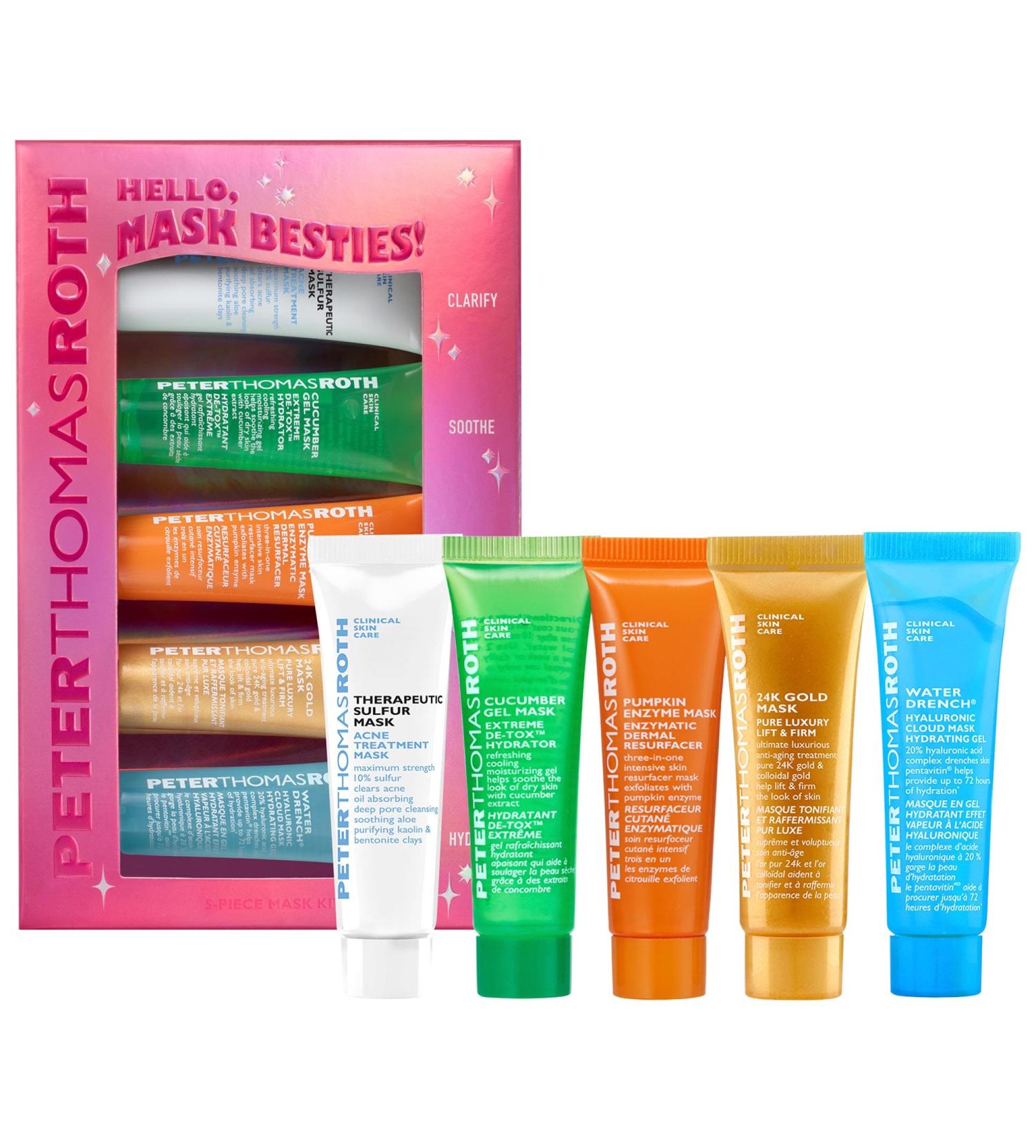 Shop Peter Thomas Roth Hello Mask Besties! 5-Piece Mask Kit Online - Best Price & International Shipping - Buy Online on GoSupps.com