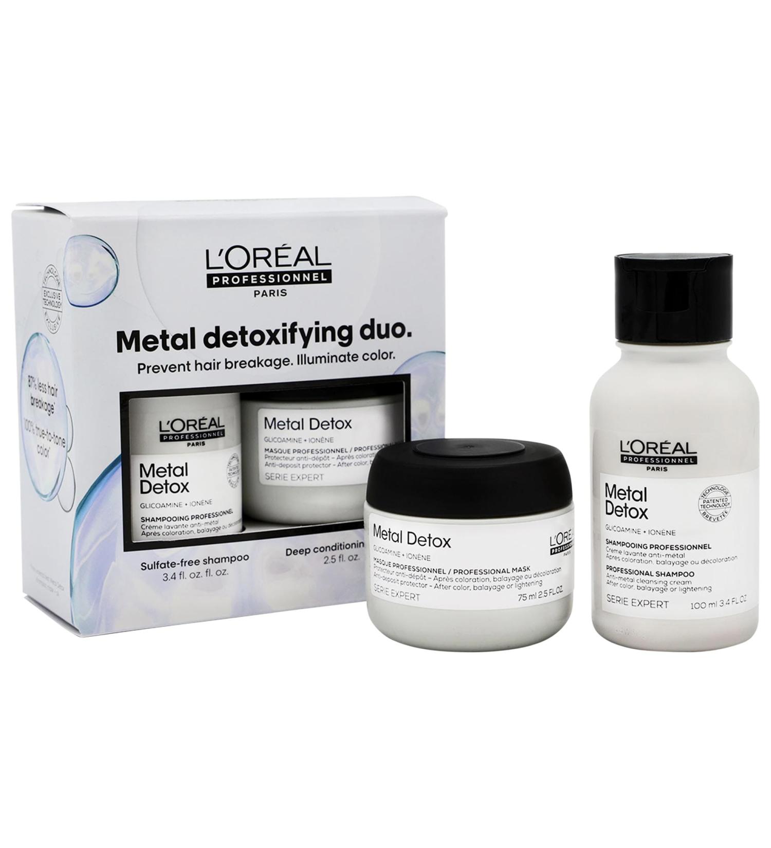 Shop L'Or al Professionnel Mini Metal Detox Shampoo & Hair Mask Starter Set Online - Best Price & International Shipping - Buy Online on GoSupps.com