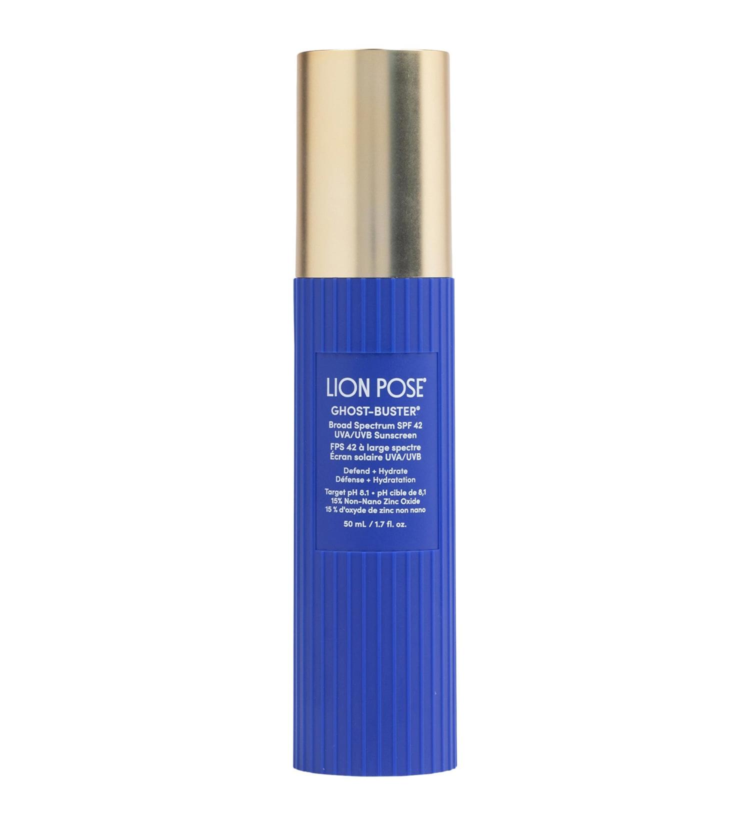 Shop Lion Pose Ghost-Buster 100% Mineral Sunscreen SPF 42 with Super Zinc for No White-Cast - 1.7 oz Online - Best Price & International Shipping - Buy Online on GoSupps.com