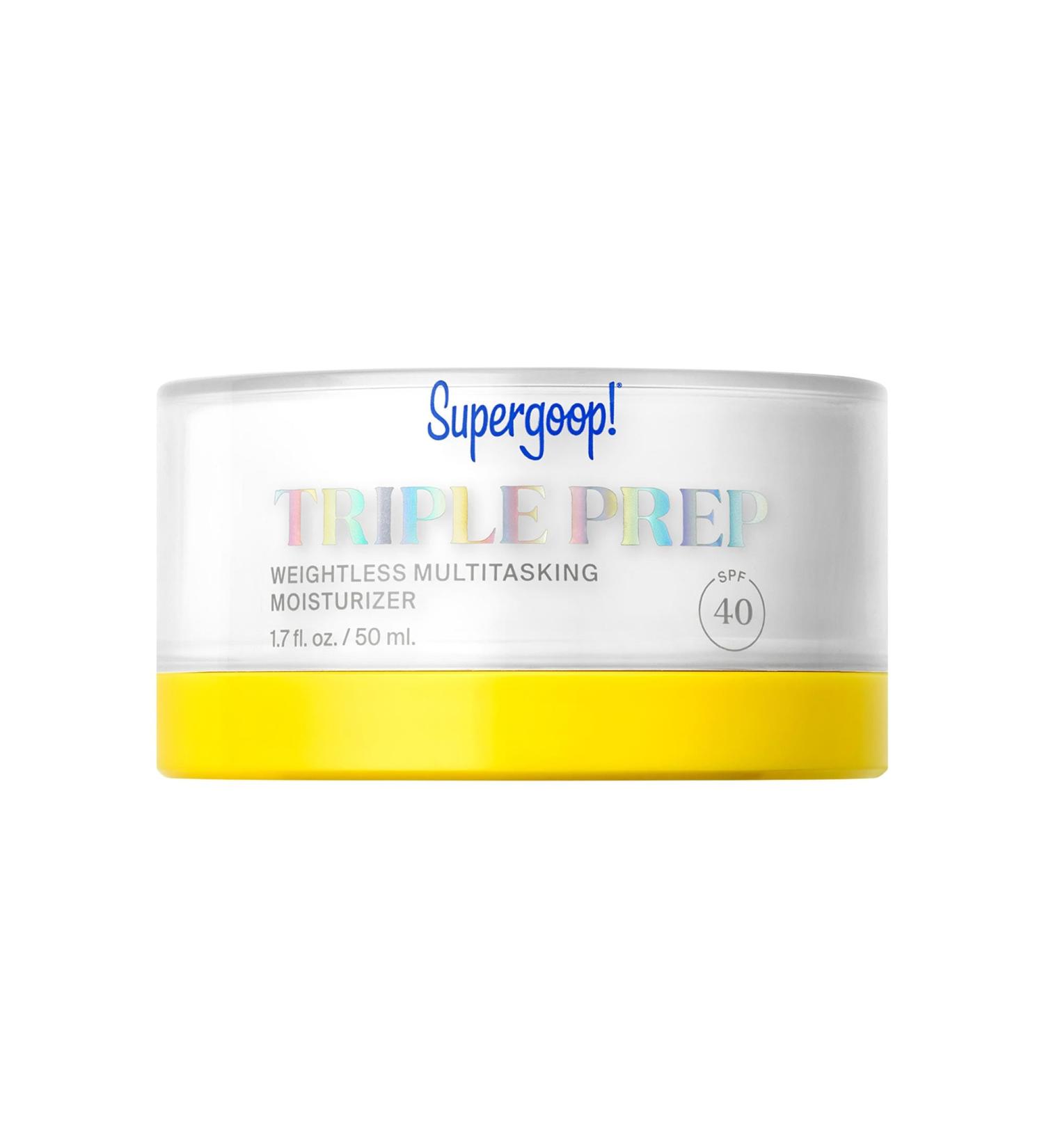 Shop Supergoop! Triple Prep Weightless Multitasking Moisturizer SPF 40 Face Sunscreen - 1.7 oz / 50 mL Online - Best Price & International Shipping - Buy Online on GoSupps.com