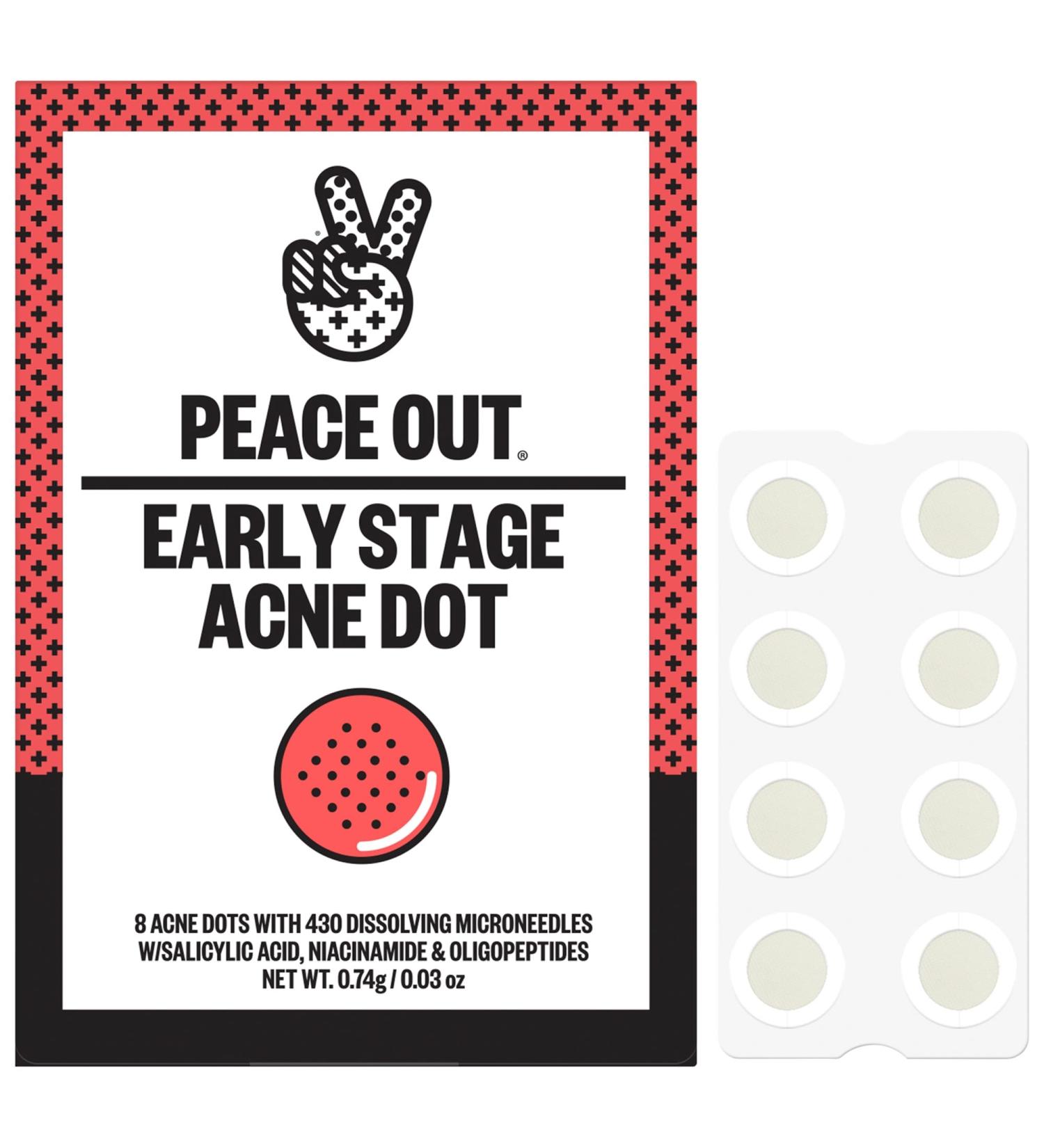 Shop Peace Out 2% Salicylic Acid Early Stage Acne Dot - 8 Patches Online - Best Price & International Shipping - Buy Online on GoSupps.com