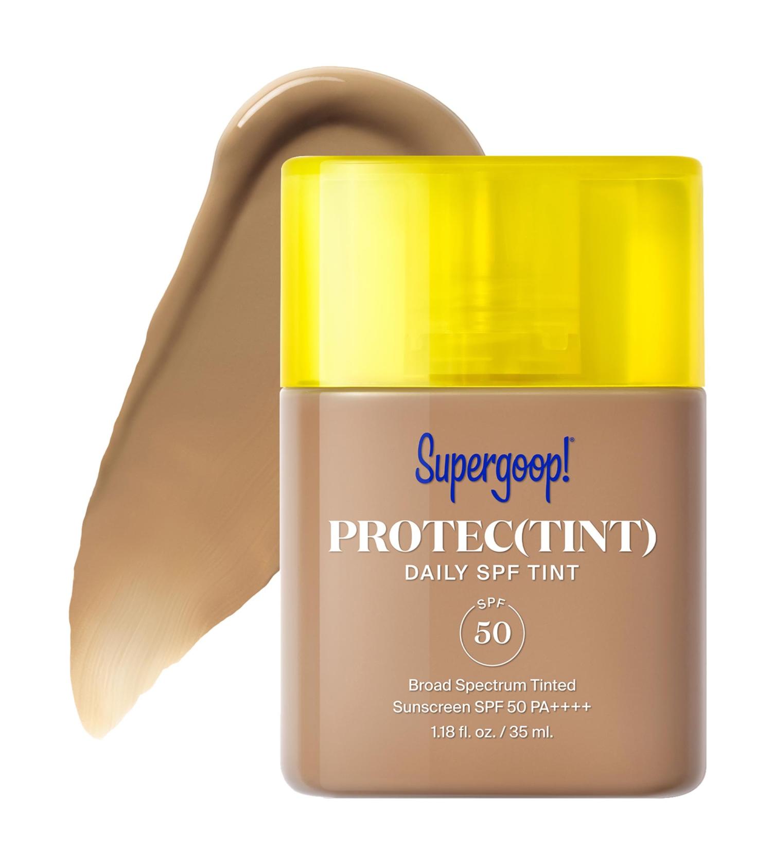 Supergoop! Protec(tint) Daily SPF Tint SPF 50 Sunscreen Skin Tint with Ectoin - 1.18 oz / 35 mL 32N - medium neutral
