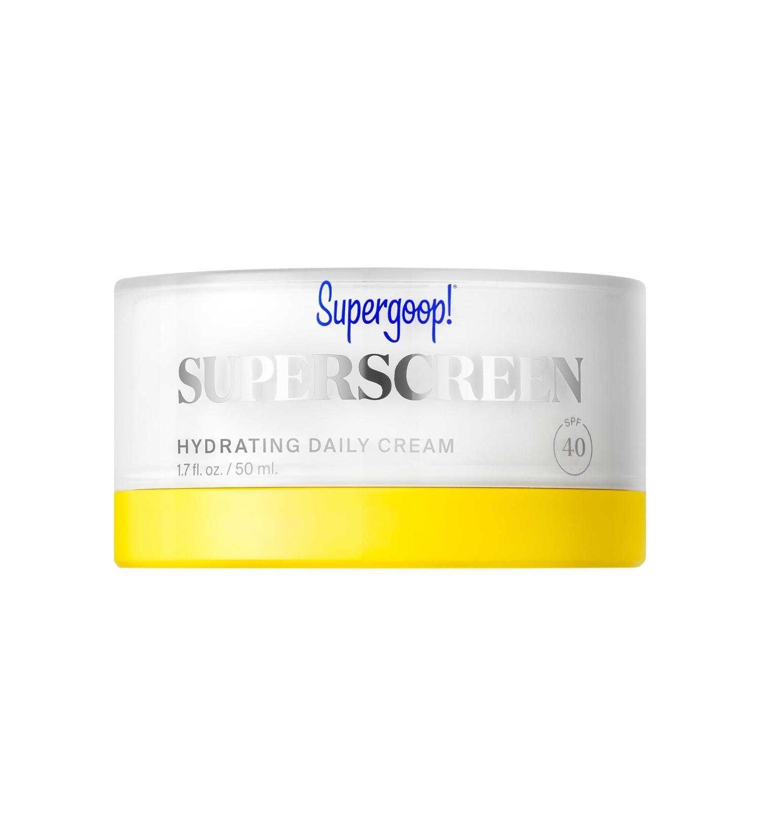 Shop Supergoop! Superscreen Rich Hydrating Cream SPF 40 Moisturizer Face Sunscreen - 1.7 oz / 50 ml Online - Best Price & International Shipping - Buy Online on GoSupps.com