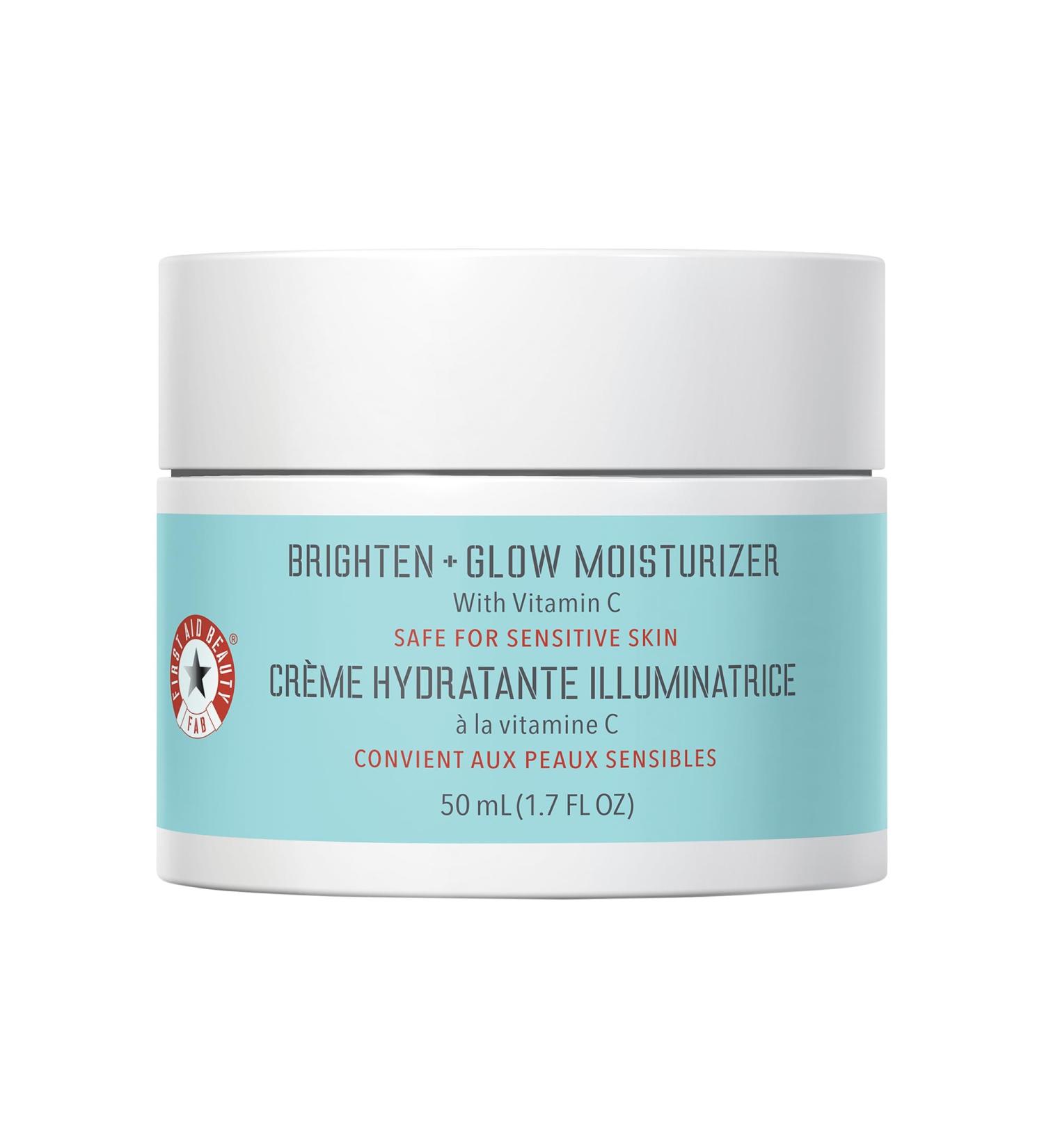 Shop First Aid Beauty Brighten + Glow Moisturizer with Vitamin C - 1.7 oz / 50 ml Online - Best Price & International Shipping - Buy Online on GoSupps.com
