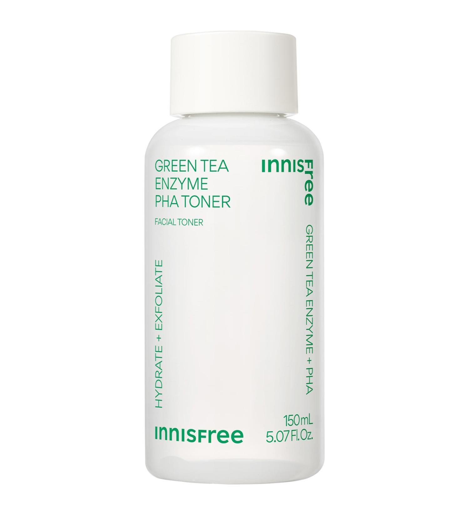Shop innisfree Green Tea Enzyme 7% PHA Gentle Exfoliating Toner - 5.07 oz / 150 ml Online - Best Price & International Shipping - Buy Online on GoSupps.com