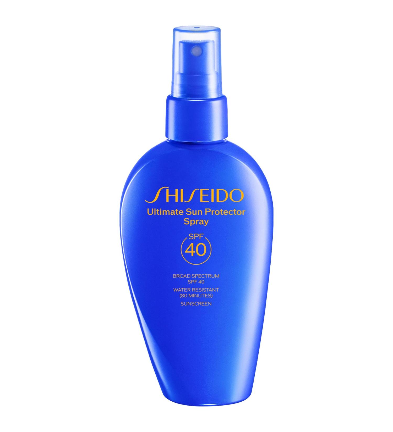 Shop Shiseido Ultimate Sun Protector Face and BodySpray SPF 40 Sunscreen - 5 oz / 150 ml Online - Best Price & International Shipping - Buy Online on GoSupps.com