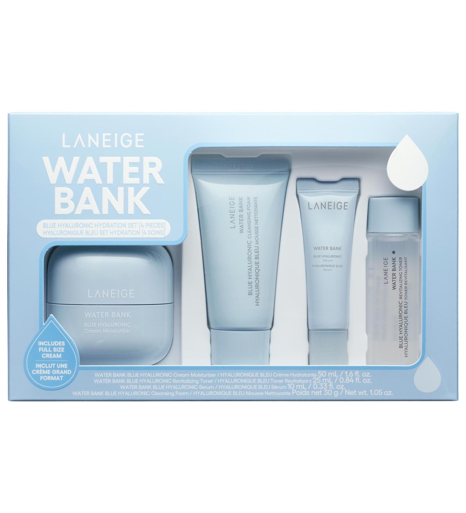 Shop LANEIGE Water Bank Blue Hyaluronic Hydration Set Online - Best Price & International Shipping - Buy Online on GoSupps.com