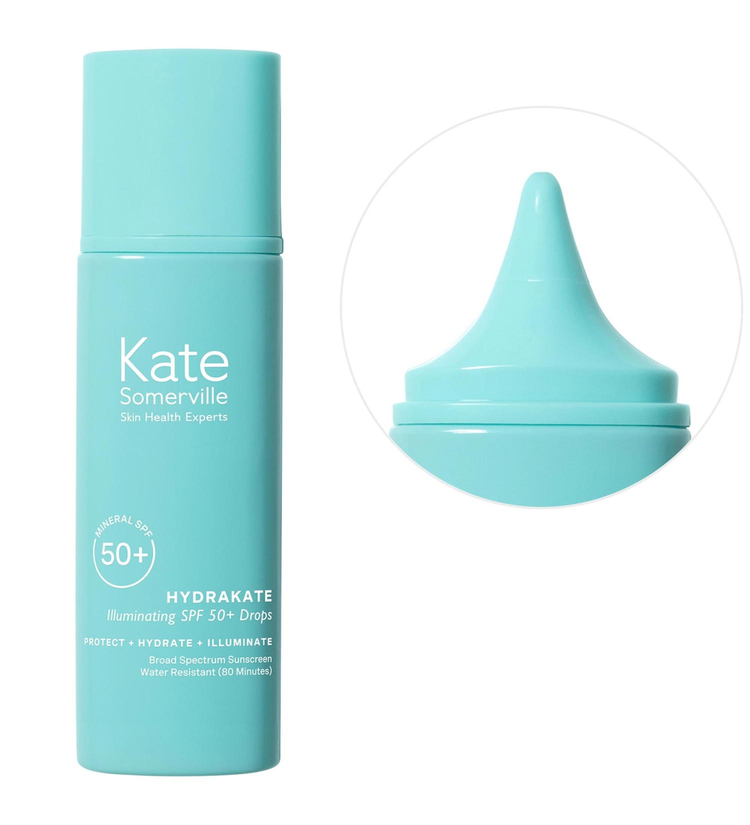 Shop Kate Somerville Hydrakate Illuminating Sunscreen SPF 50+ Drops with Ectoin						 - 1.7 oz / 50 ml Online - Best Price & International Shipping - Buy Online on GoSupps.com