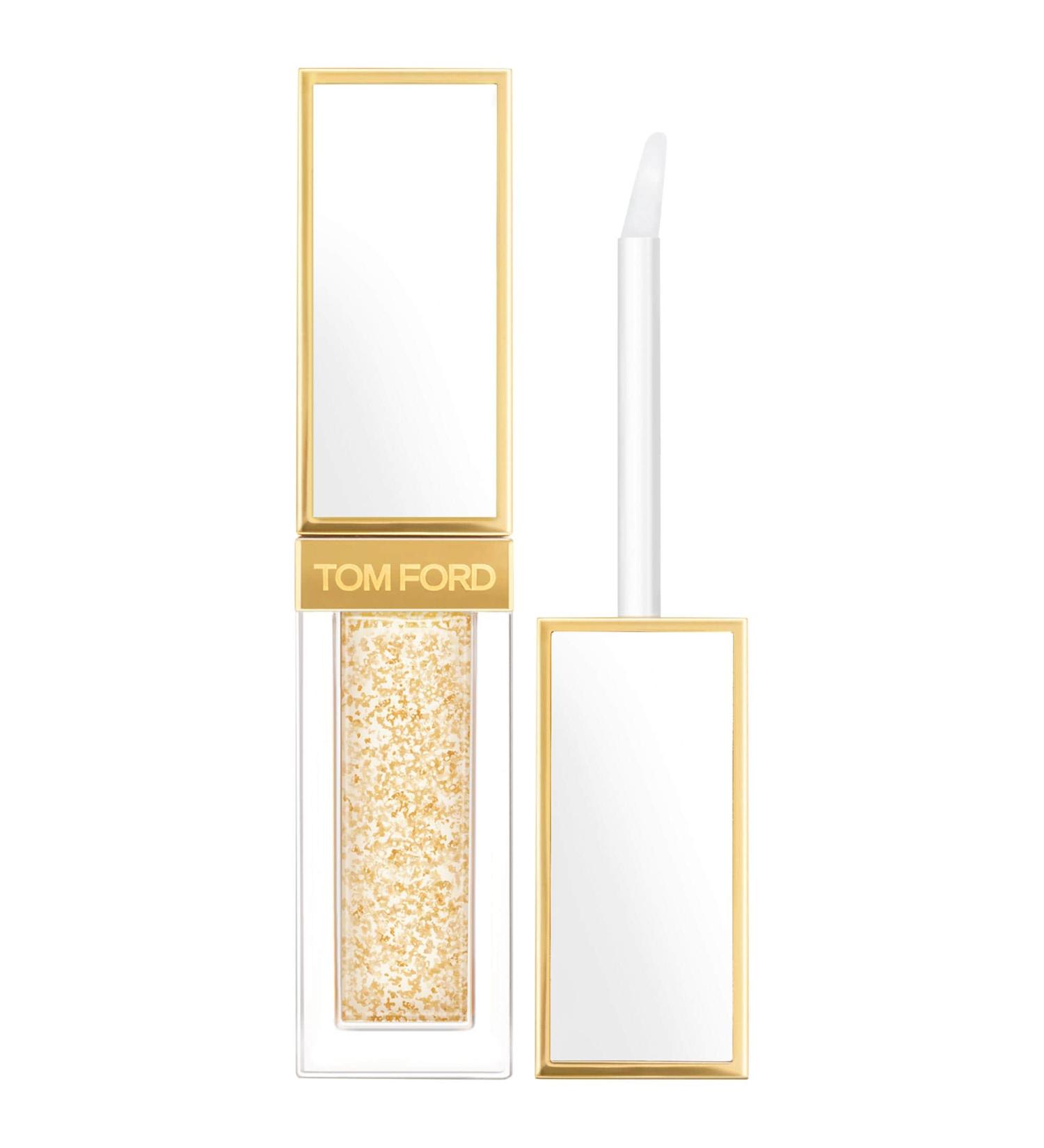 Shop TOM FORD Soleil Liquid Lip Blush Lip Balm - 0.2 oz / 6 ml Clear - liquid balm with gold flakes Online - Best Price & International Shipping - Buy Online on GoSupps.com