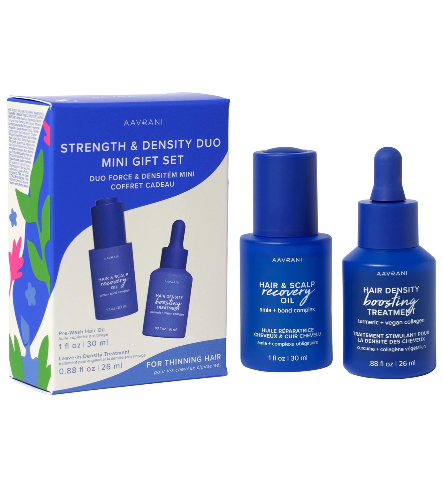 Shop AAVRANI Mini Strengthening Hair Oil & Growth Serum Gift Set Online - Best Price & International Shipping - Buy Online on GoSupps.com