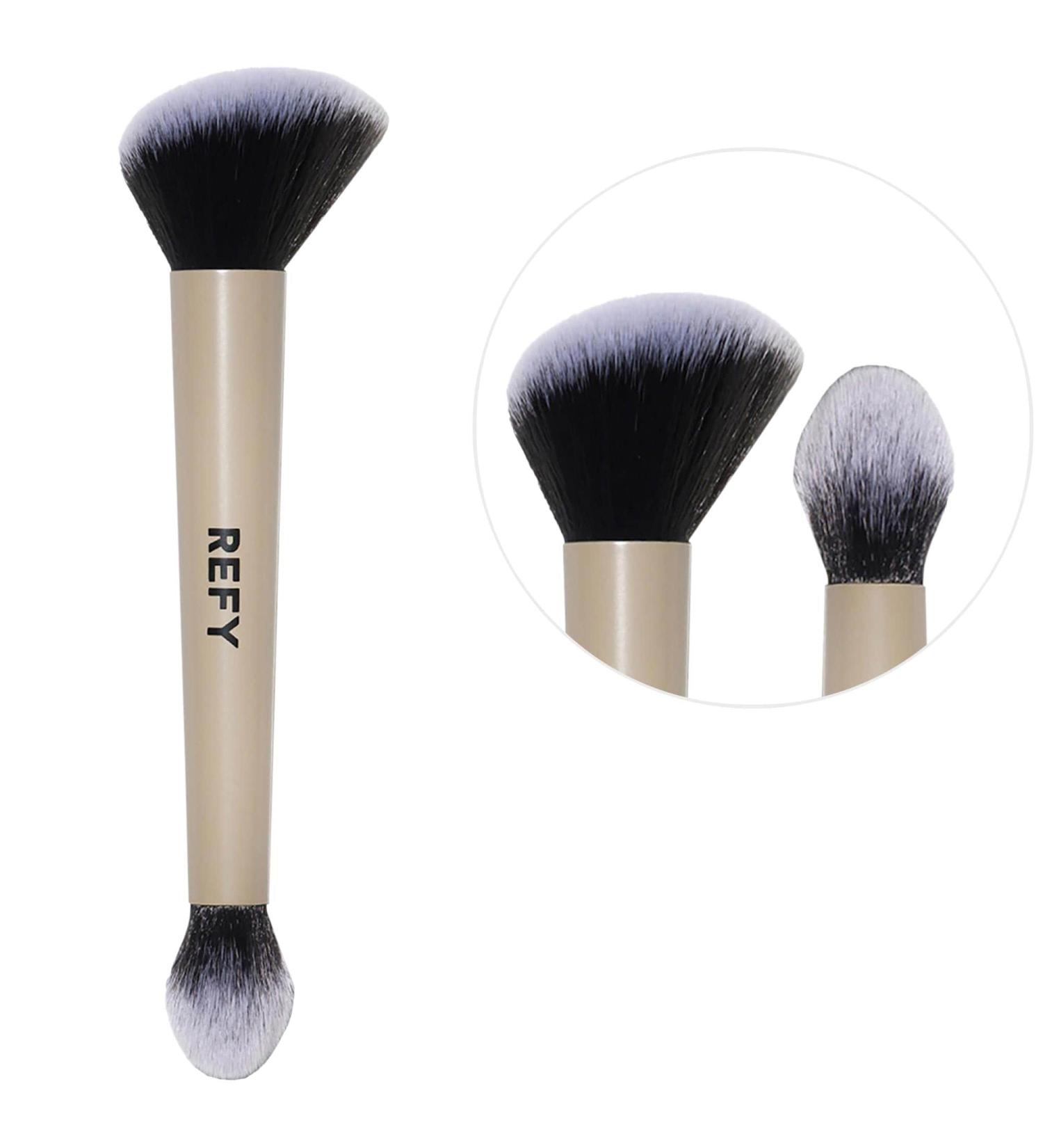Shop REFY Dual Ended Complexion Brush Online - Best Price & International Shipping - Buy Online on GoSupps.com