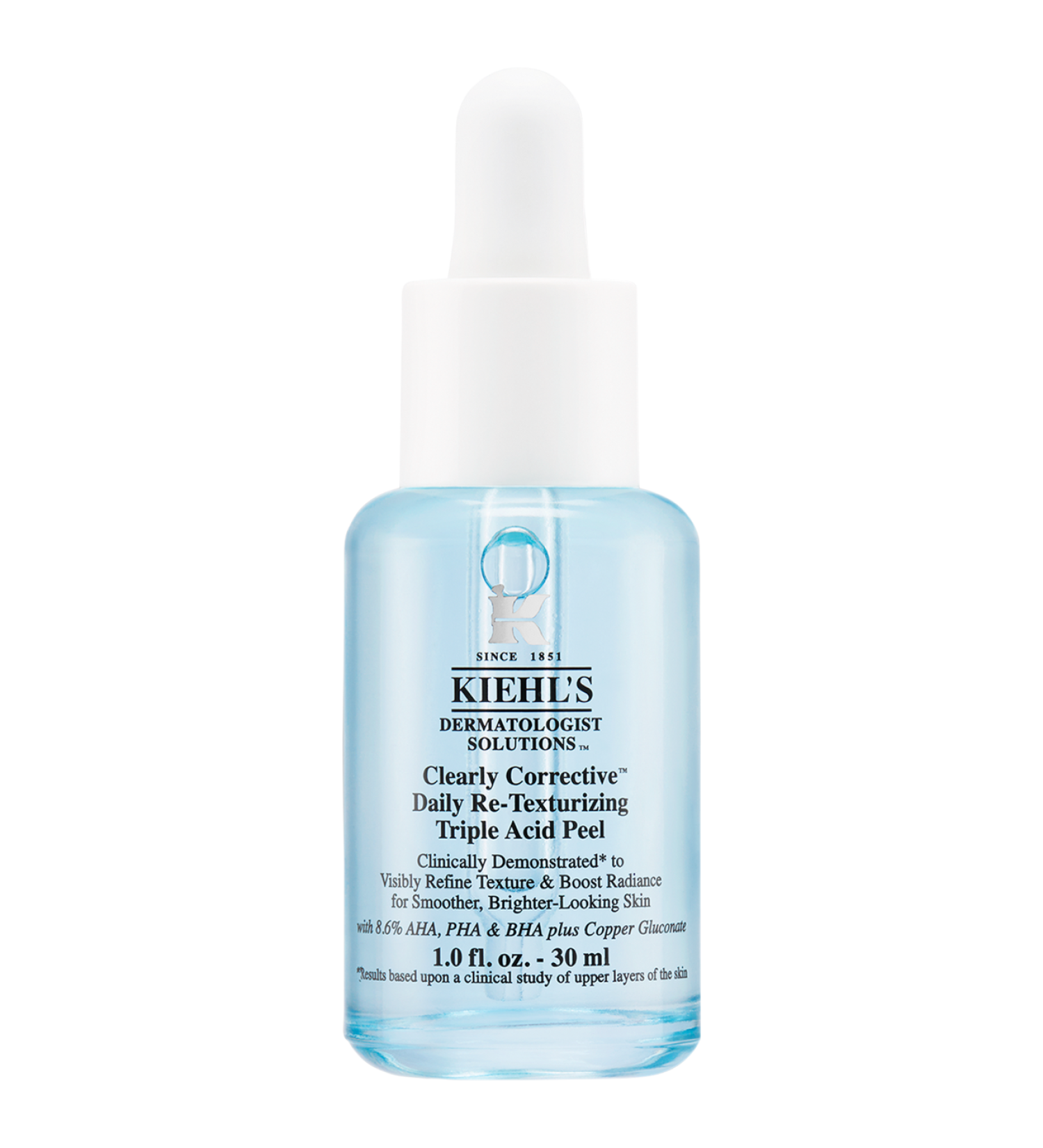 Shop Kiehl's Since 1851 Clearly Corrective Daily Re-Texturizing Triple Acid Peel - 1 oz / 30 ml Online - Best Price & International Shipping - Buy Online on GoSupps.com
