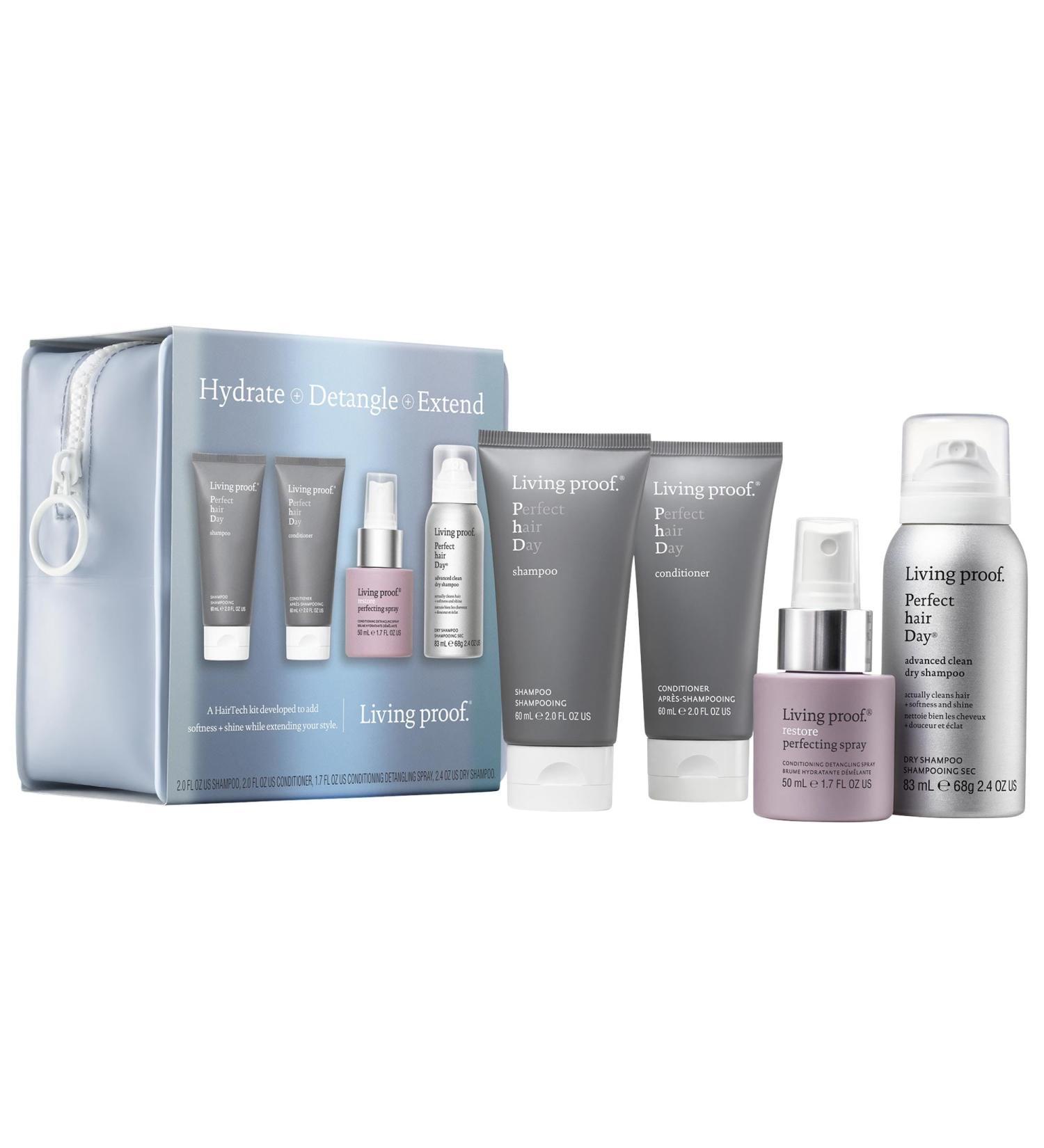 Shop Living Proof Hydrate Detangle + Extend Hair Kit Online - Best Price & International Shipping - Buy Online on GoSupps.com